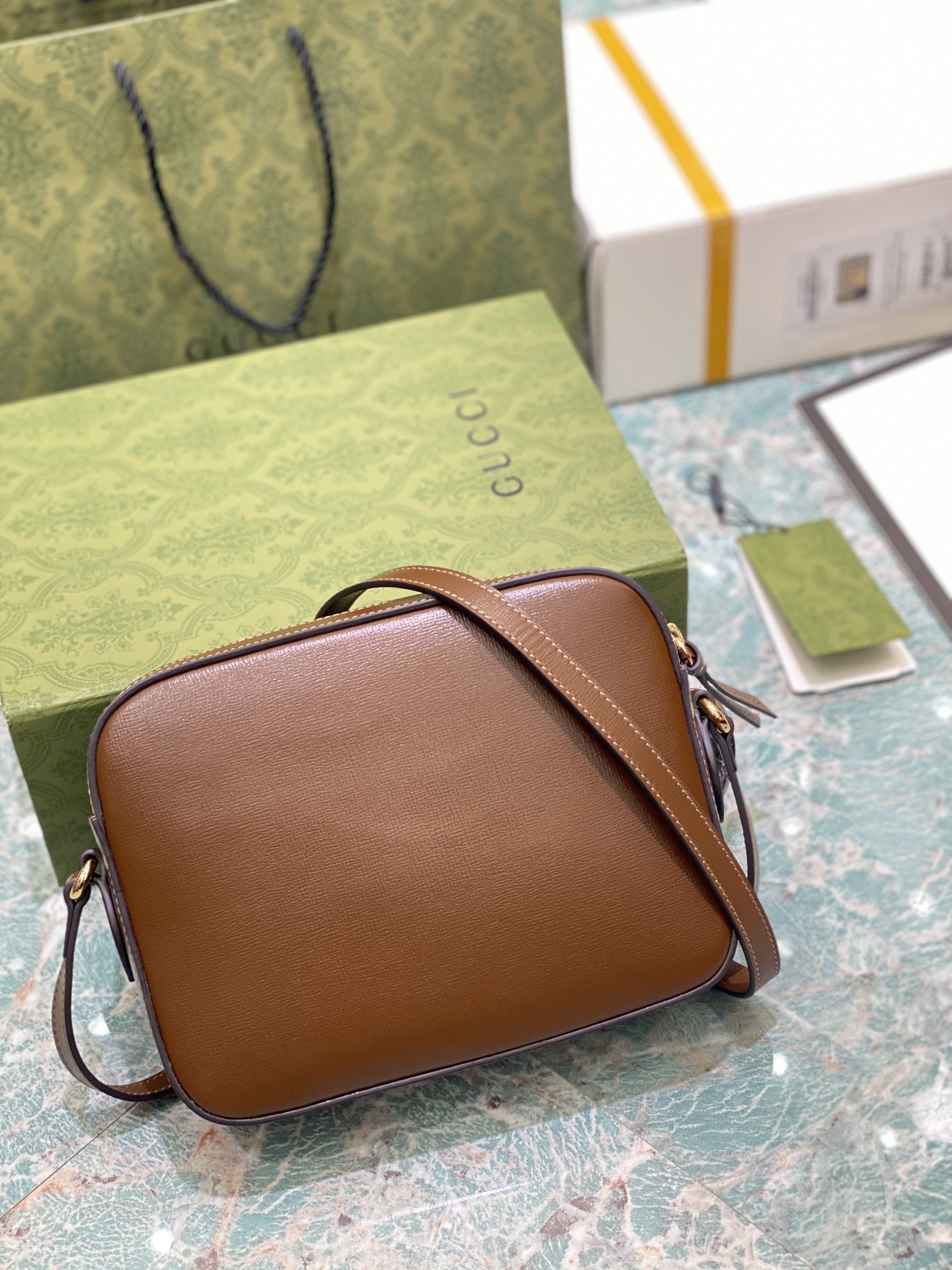 G*u*i 1955 handbag-22.5*17*6.5cm