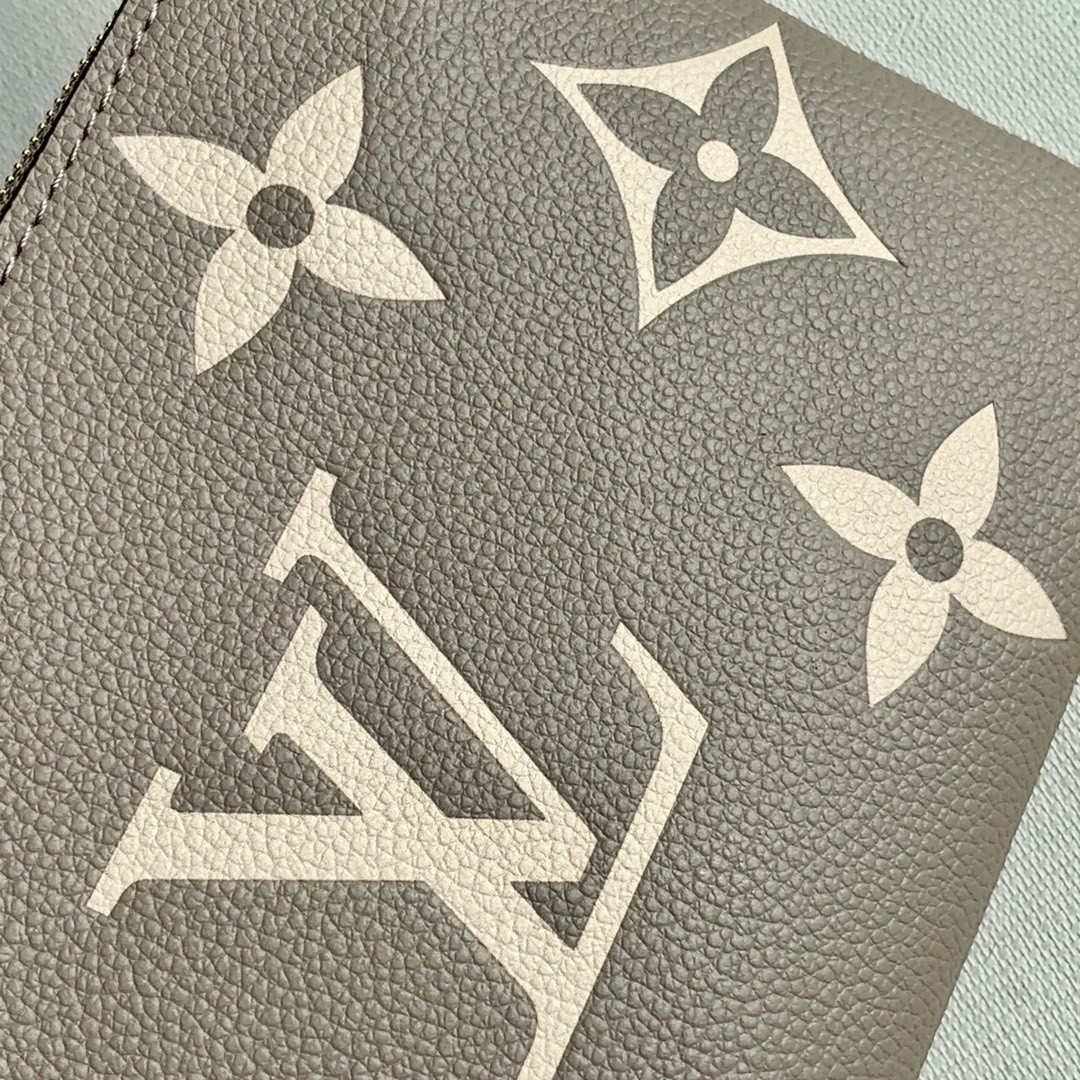 l**is V*t*n m80084 pochette double zip bag -20*12.5*3cm