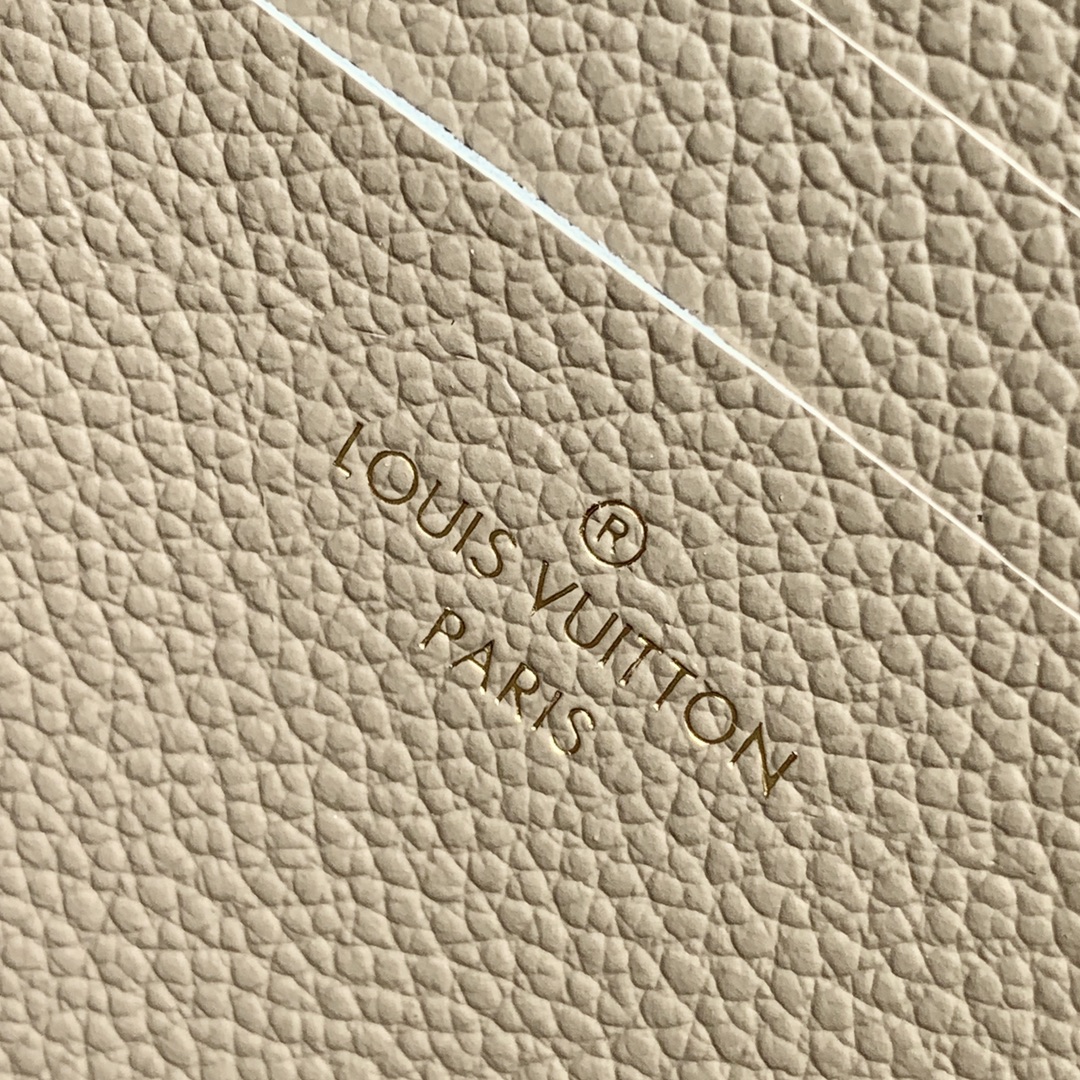 l**is V*t*n m80084 pochette double zip bag -20*12.5*3cm