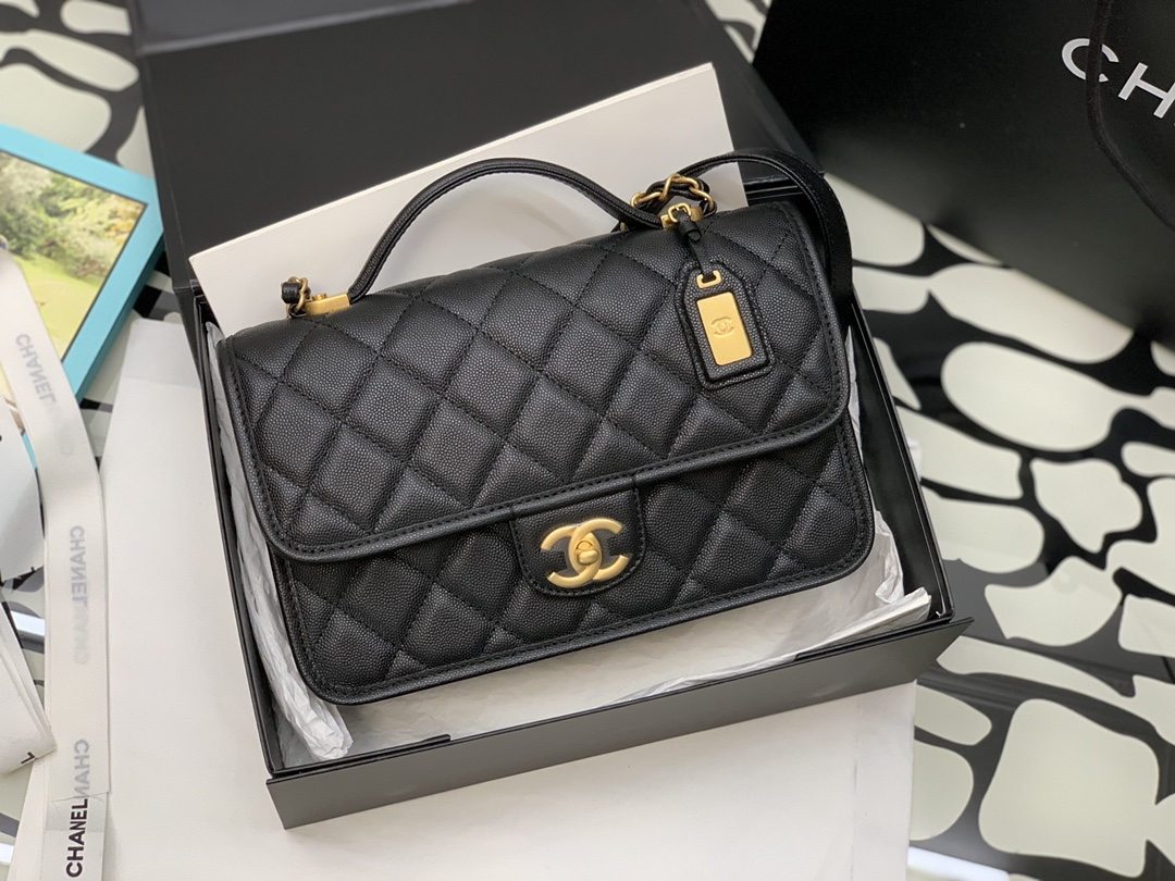 Ch@nel Flap Bag-25*21*7CM