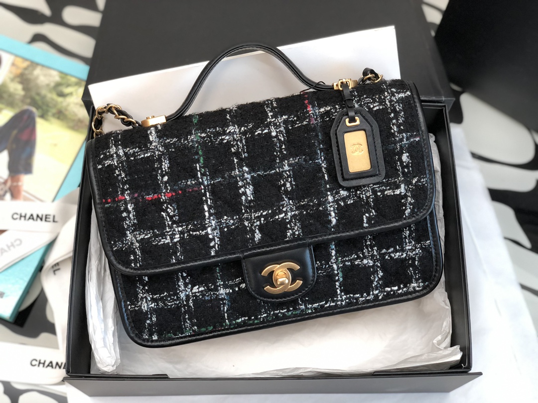 Ch@nel Flap Bag-25*21*7CM