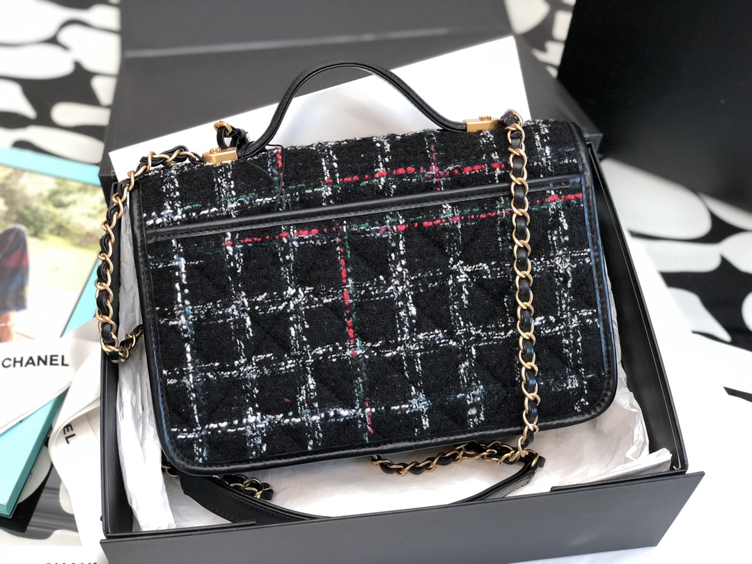 Ch@nel Flap Bag-25*21*7CM