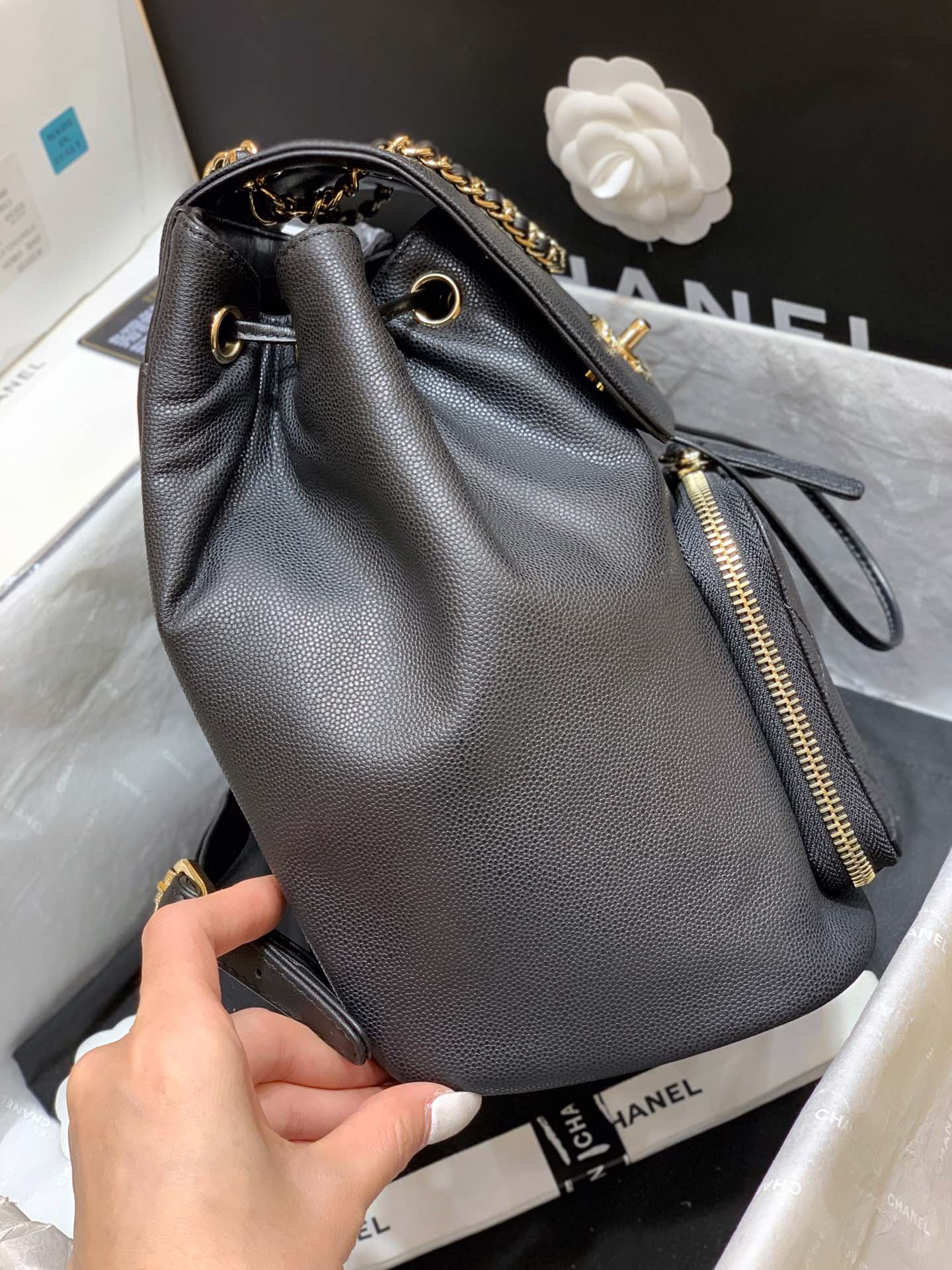 Ch@nel Backpack -25x24.5x17CM