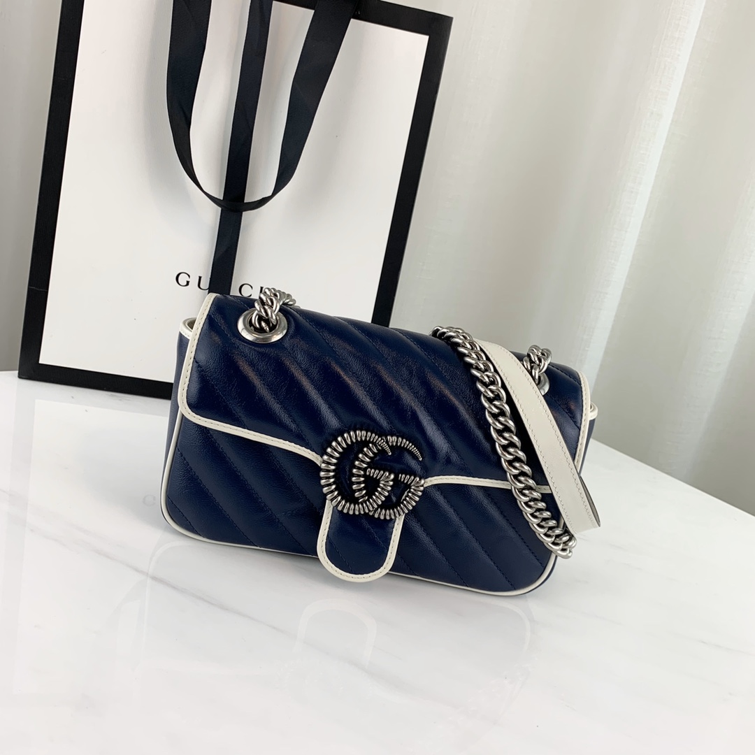 G*u*i marmont bag-14*23*6cm