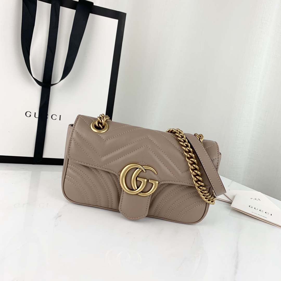 G*u*i marmont bag-14*23*6cm