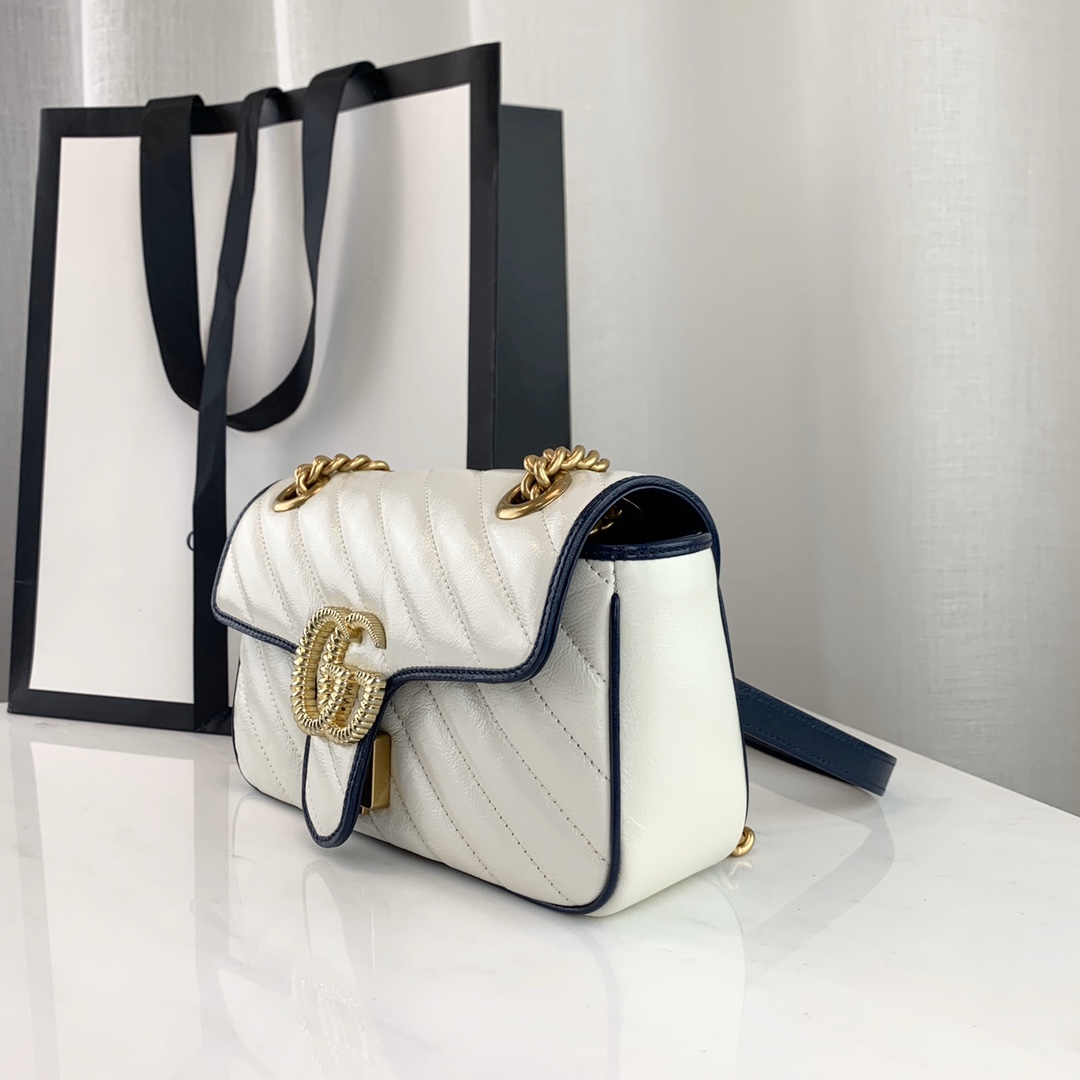 G*u*i marmont bag-14*23*6cm