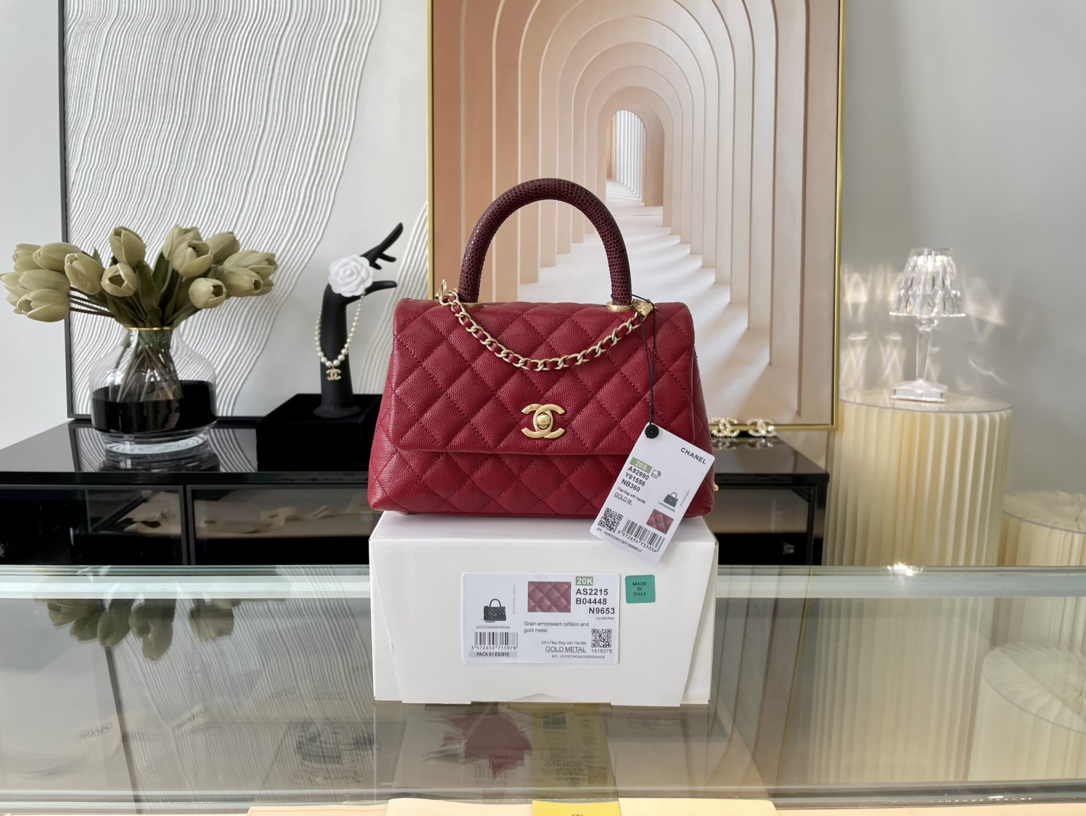 Ch@nel Coco Handlebag-23CM