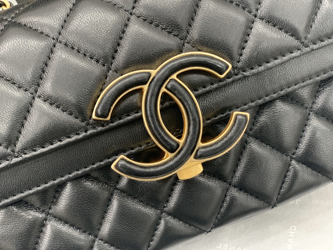 Ch@nel Flap Bag-22X7X13CM