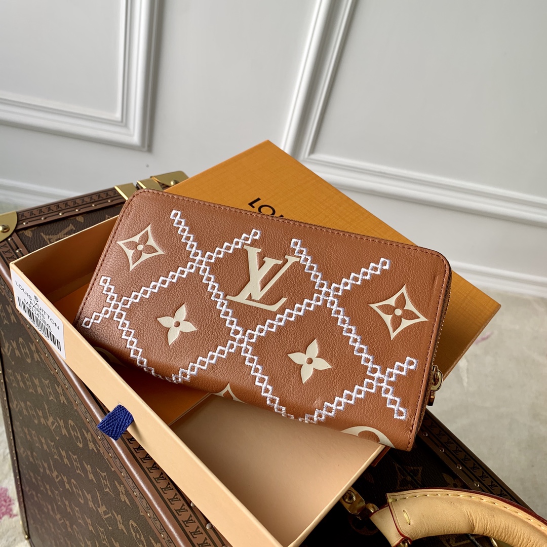 l**is V*t*n monogram vernis zippy wallet m81141-19.5x10.5x2.5cm