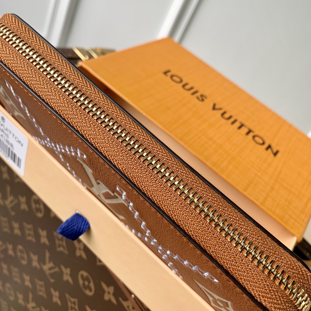 l**is V*t*n monogram vernis zippy wallet m81141-19.5x10.5x2.5cm