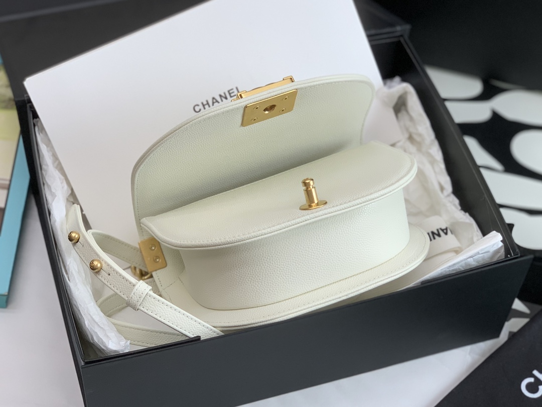 Ch@nel Boy Bag-18*12.5*6CM