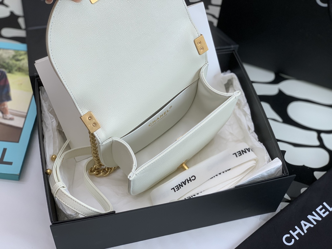 Ch@nel Boy Bag-18*12.5*6CM