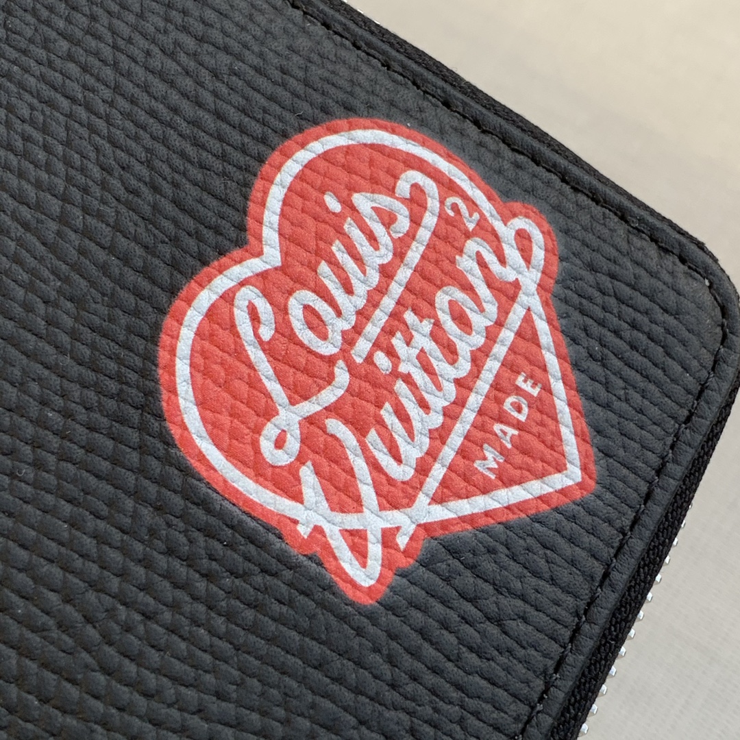 l**is V*t*n zippy vertical wallet m63095-20*10cm