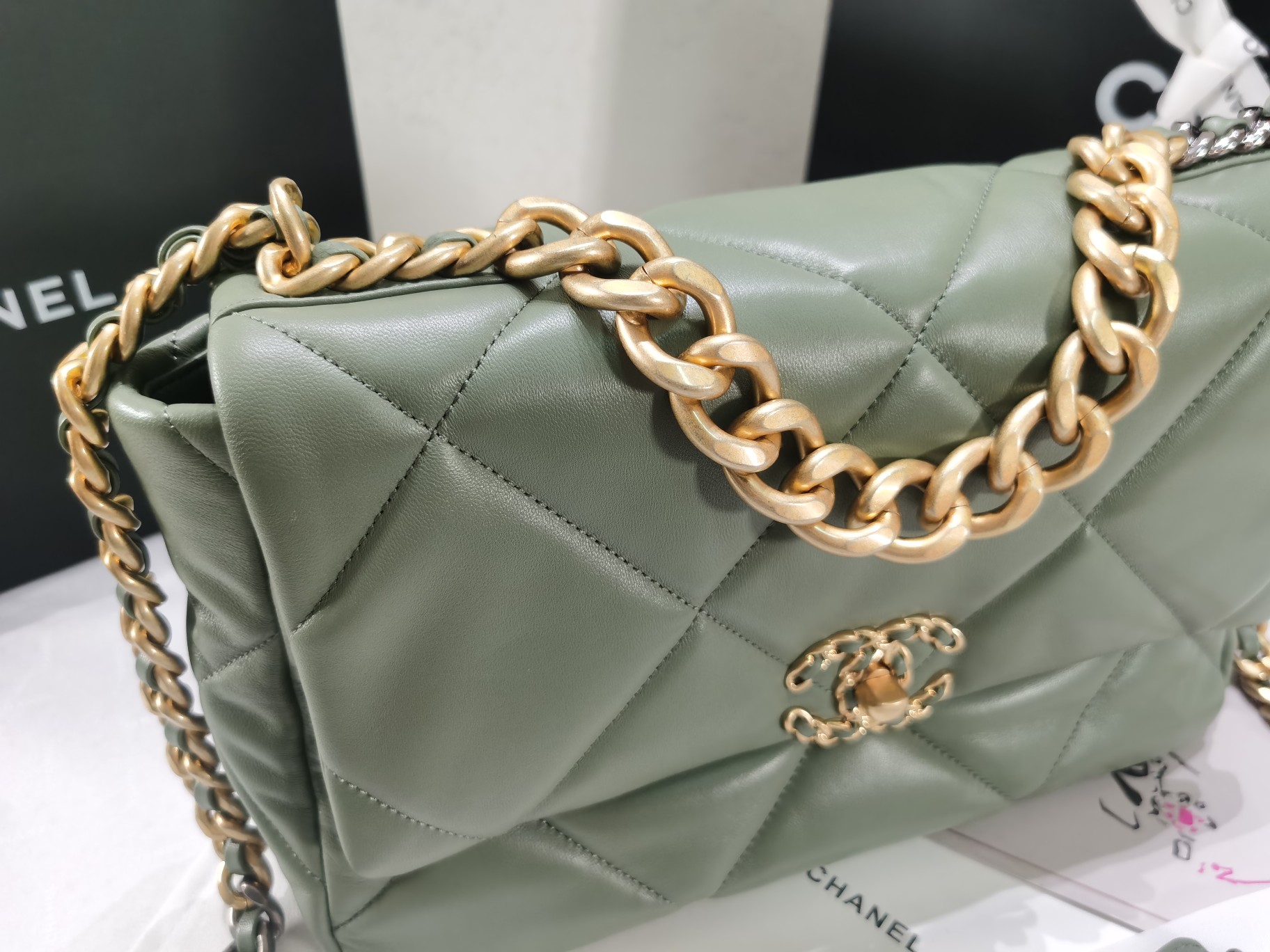 Ch@nel 19 Flap Bag-26&30CM