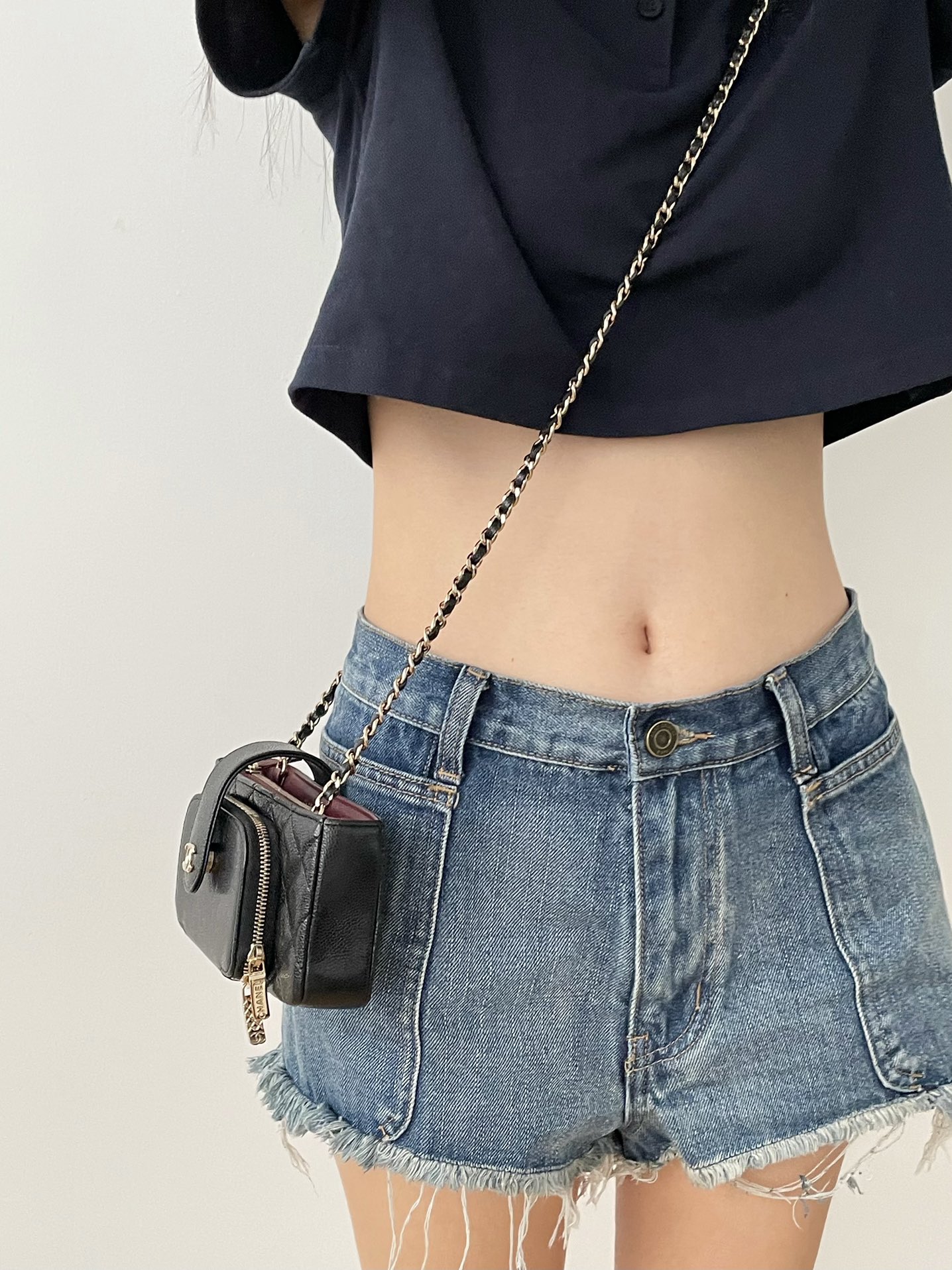 Ch@nel Chain Coin Purse-19*10*3.5CM