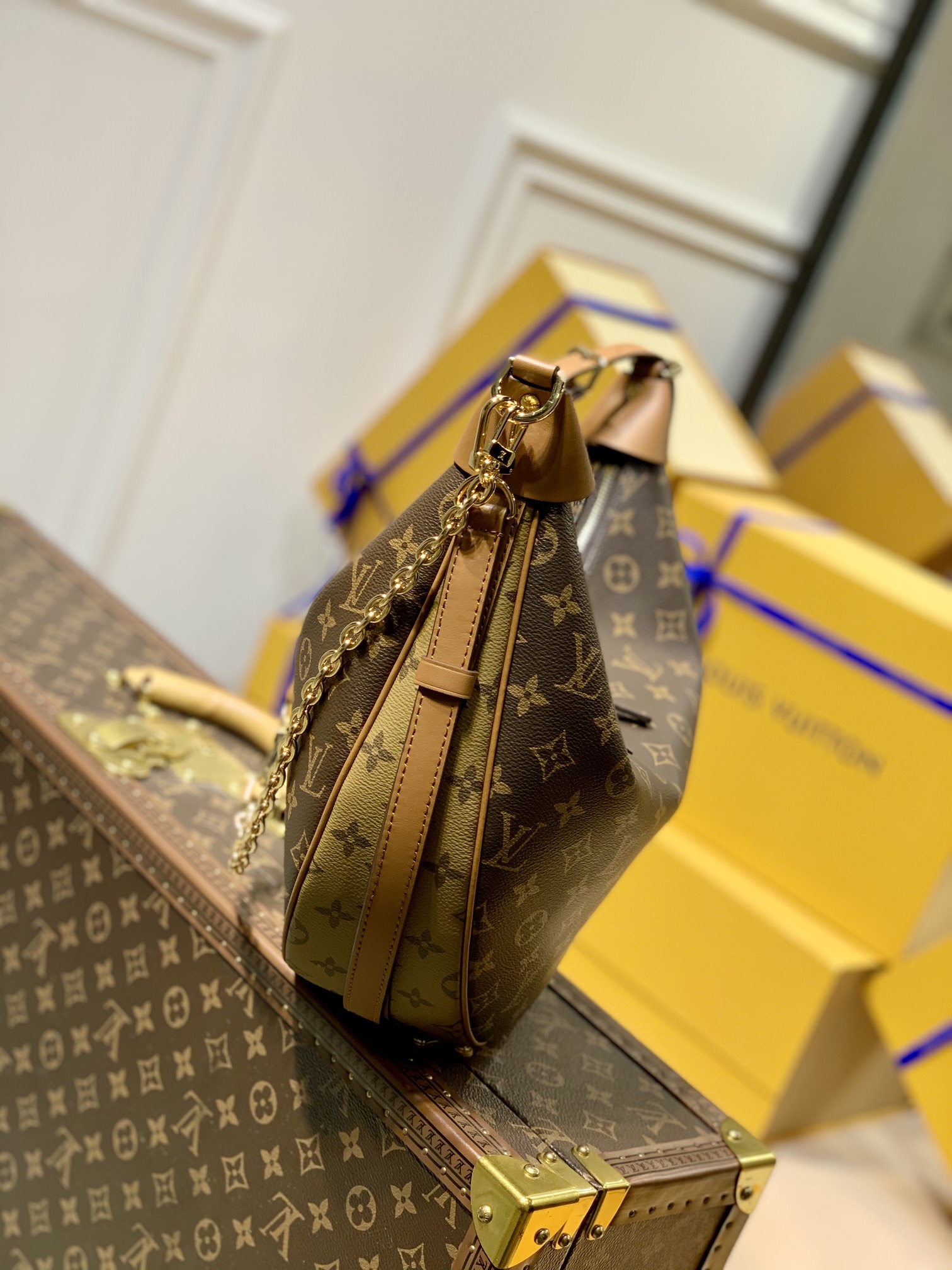 l**is V*t*n m46311 vintage marel bag-38*30*10cm