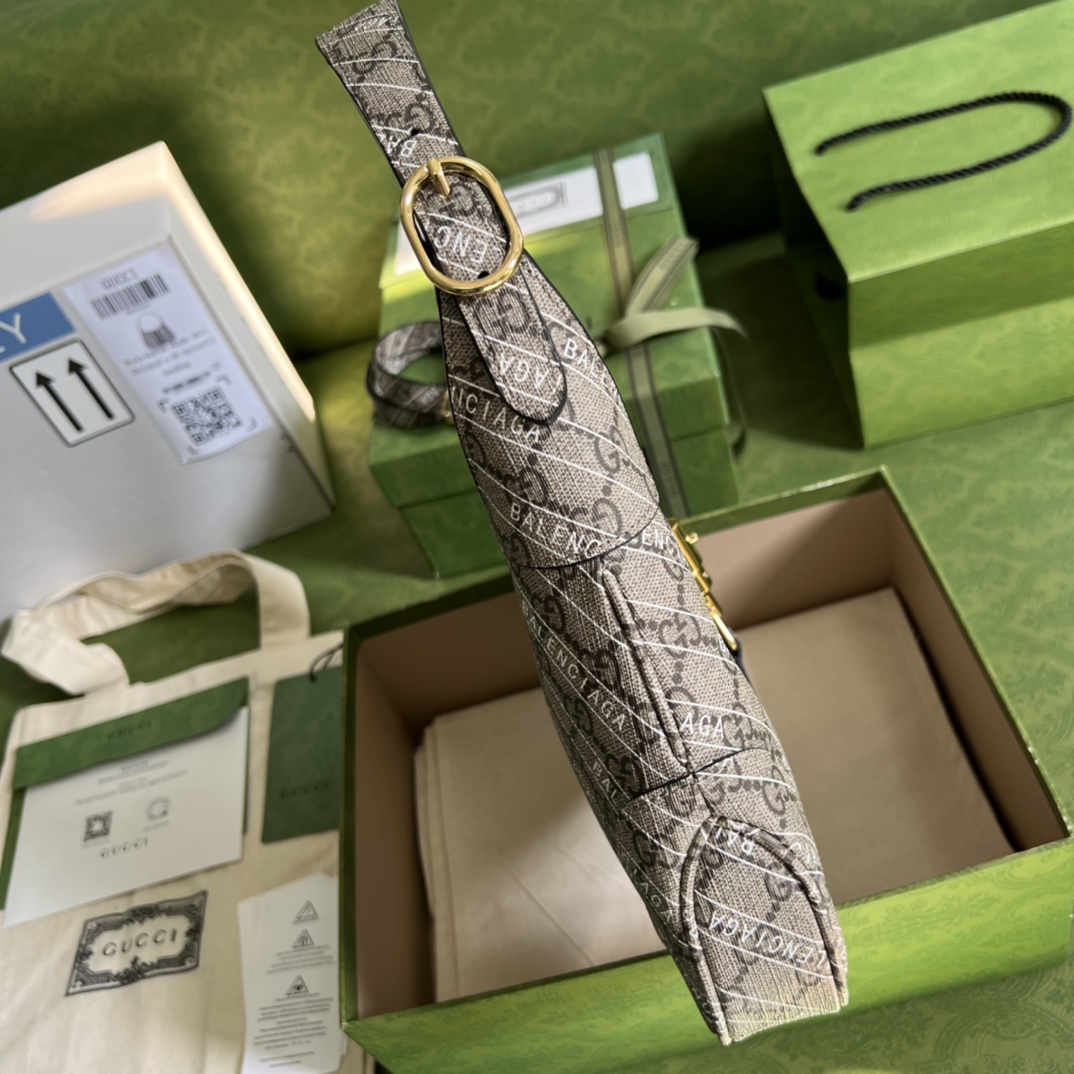 g*u*i&Ba*len*cia*ga jackie 1961 hobo bag-28*19*4.5cm