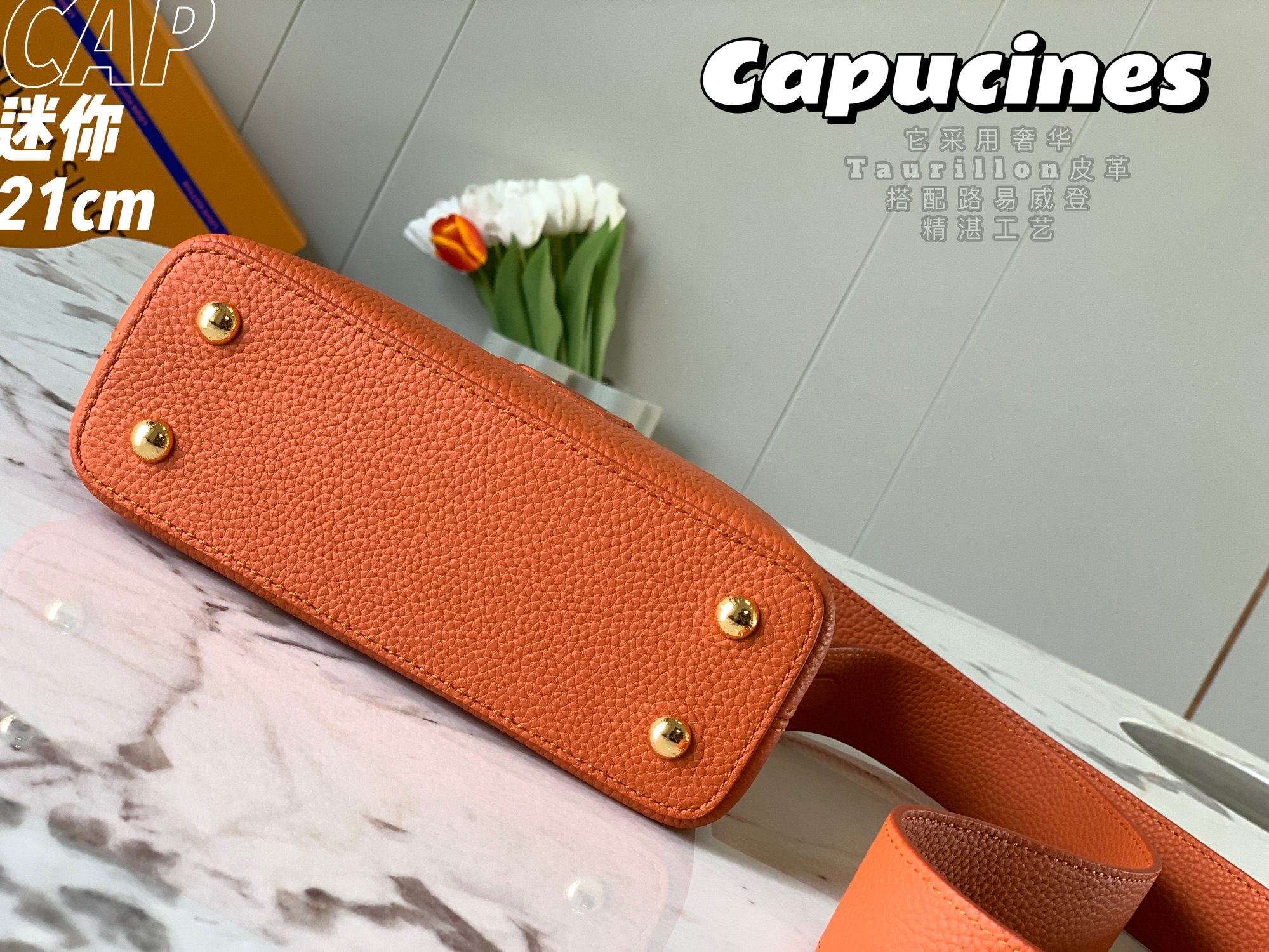 l**is V*t*n mini capucines handlebag-21*14*8cm