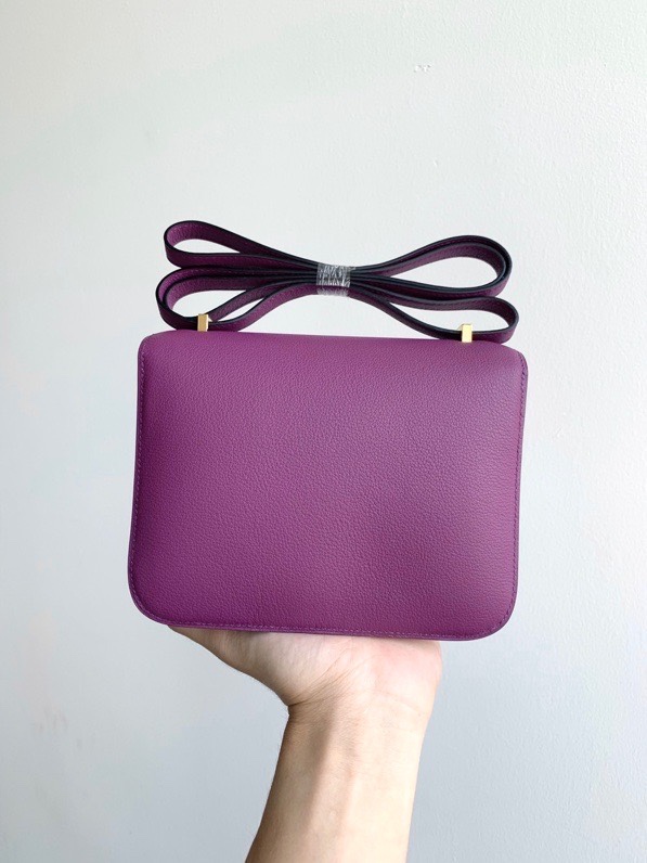 H**mes constance epsom leather-19cm