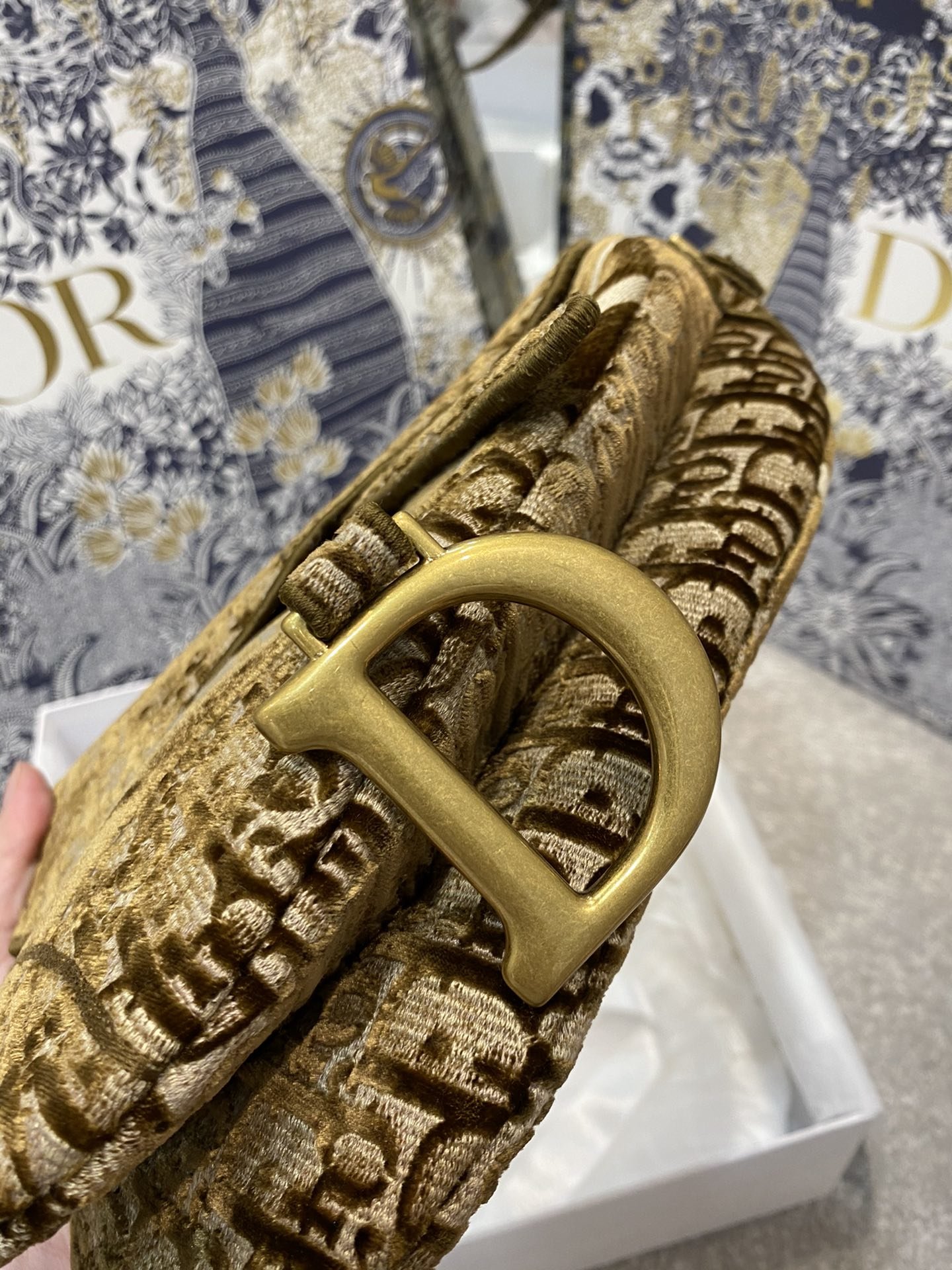 D*or oblique bag-25.5*20*6.5cm