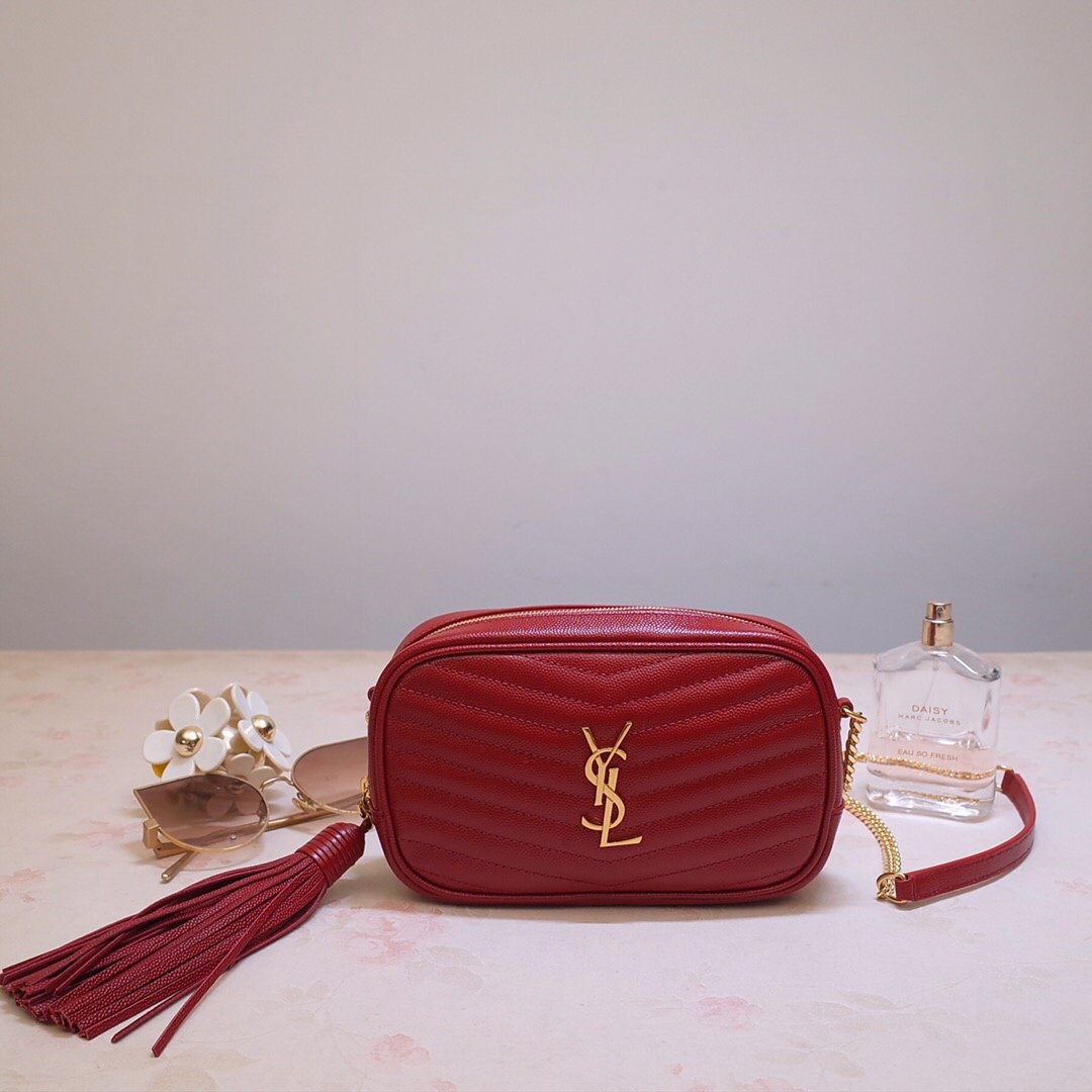 YSL Mini Lou Camera Bag-‎19*11*5CM
