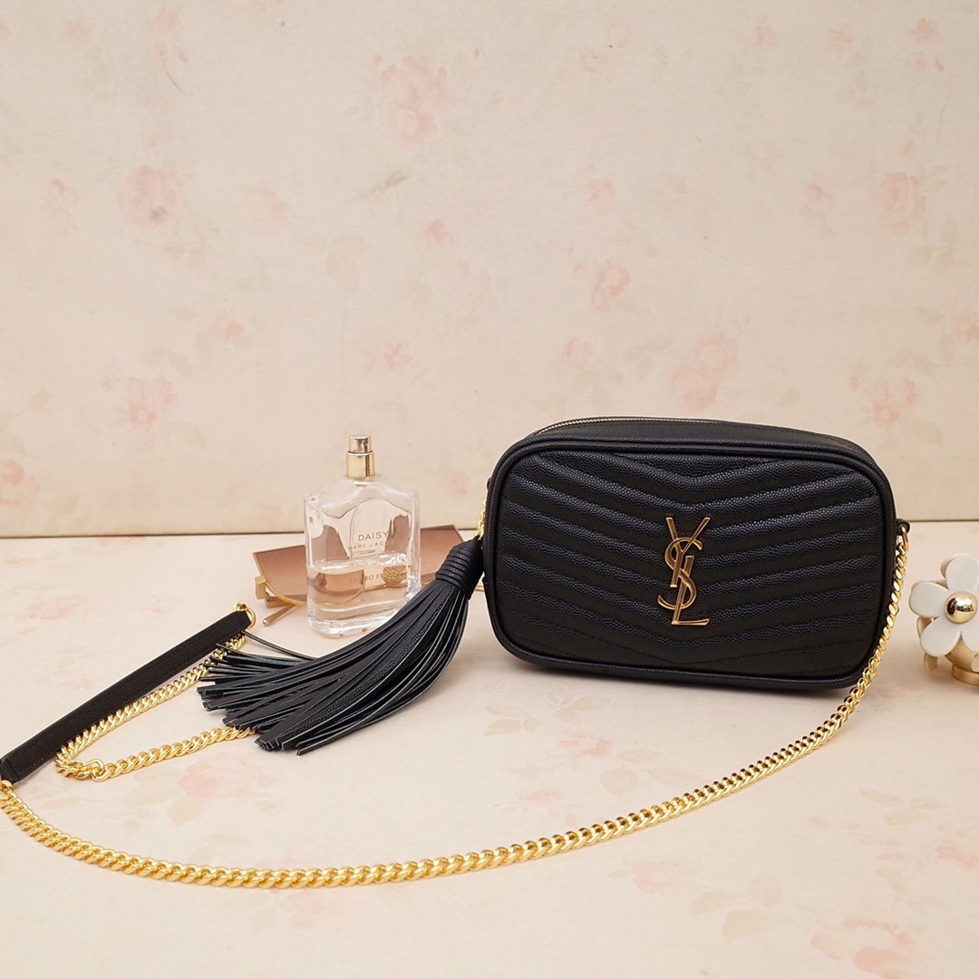 YSL Mini Lou Camera Bag-‎19*11*5CM