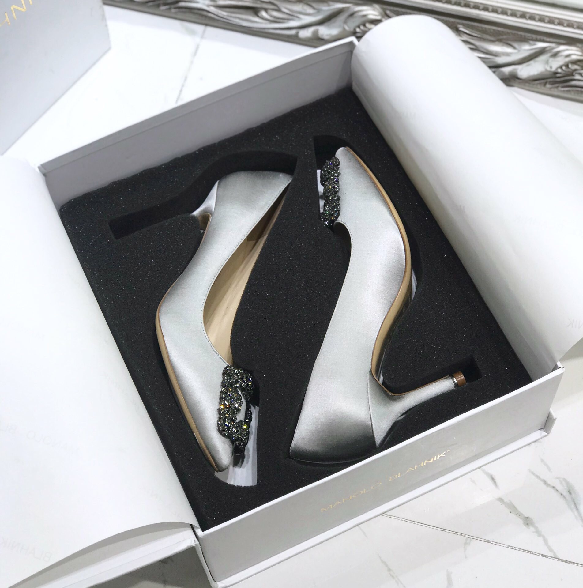 Manolo Blahnik Heels-1CM/ 6.5CM /10CM