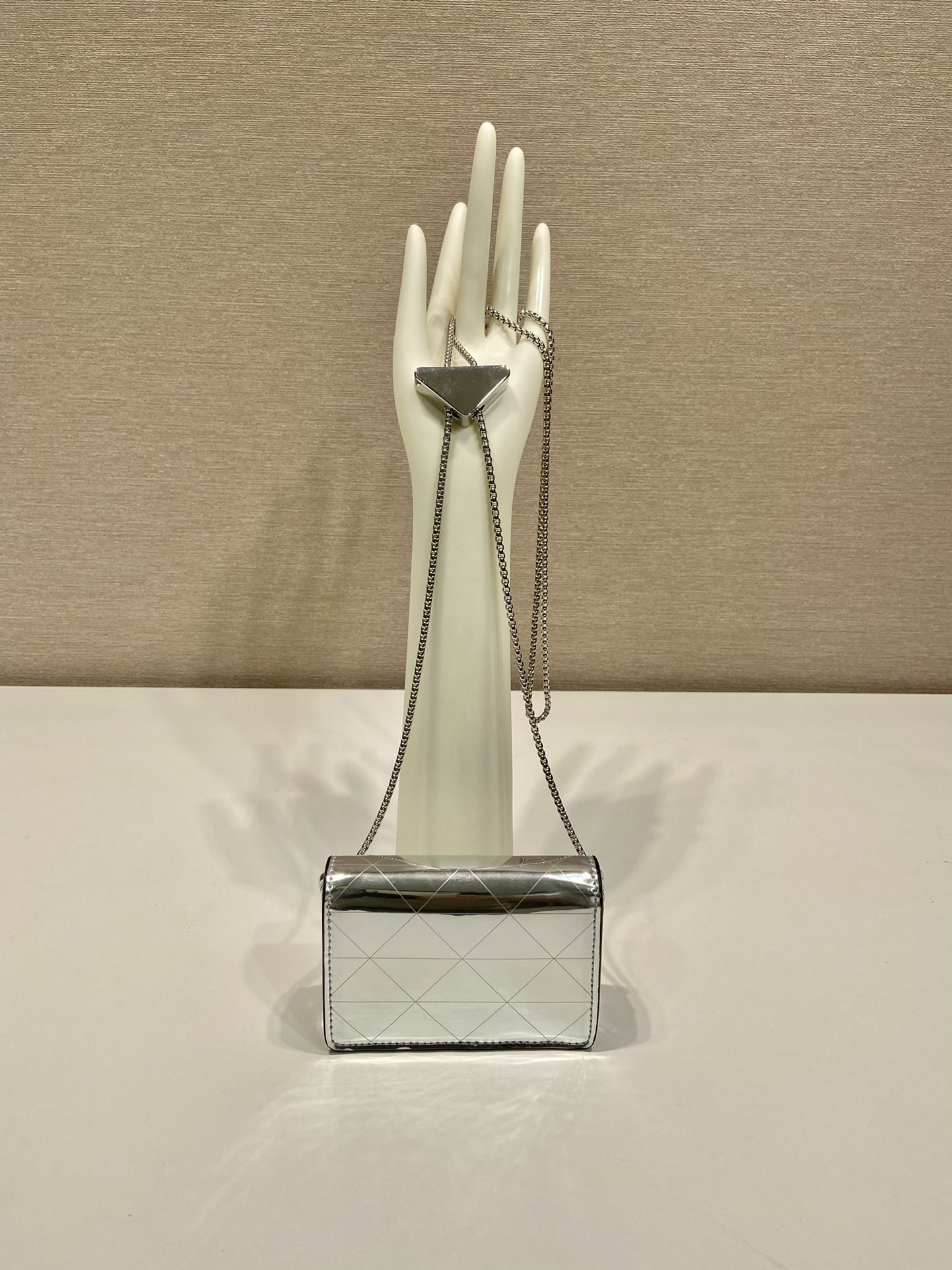 Pra*a 1mr024 glossy small bag-11.5*8cm