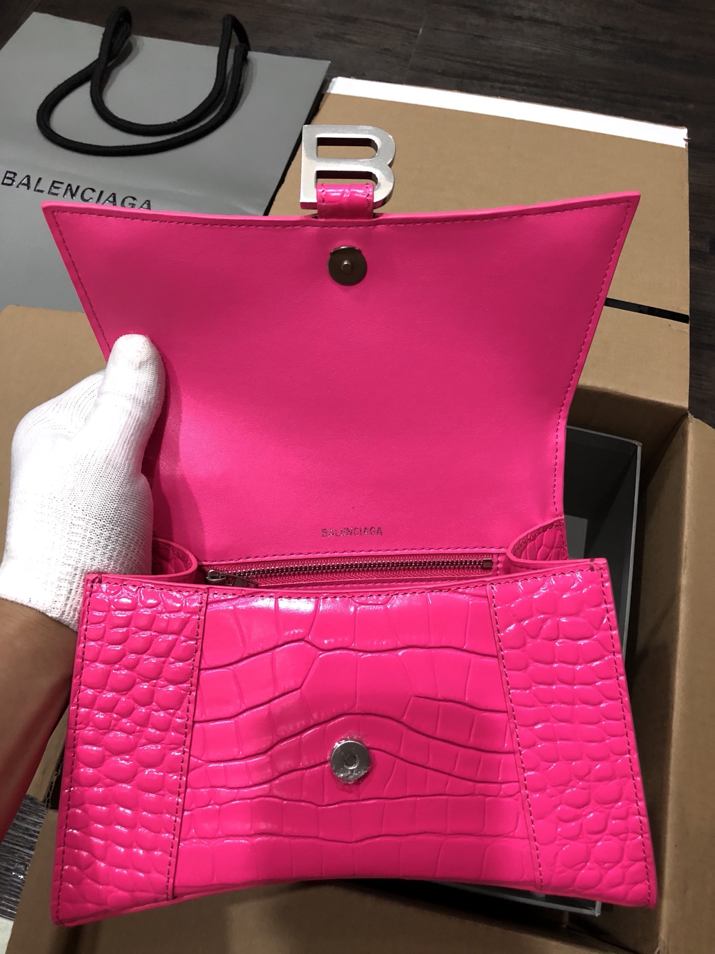 Ba*len*cia*ga hourglass bag-23x10x24cm