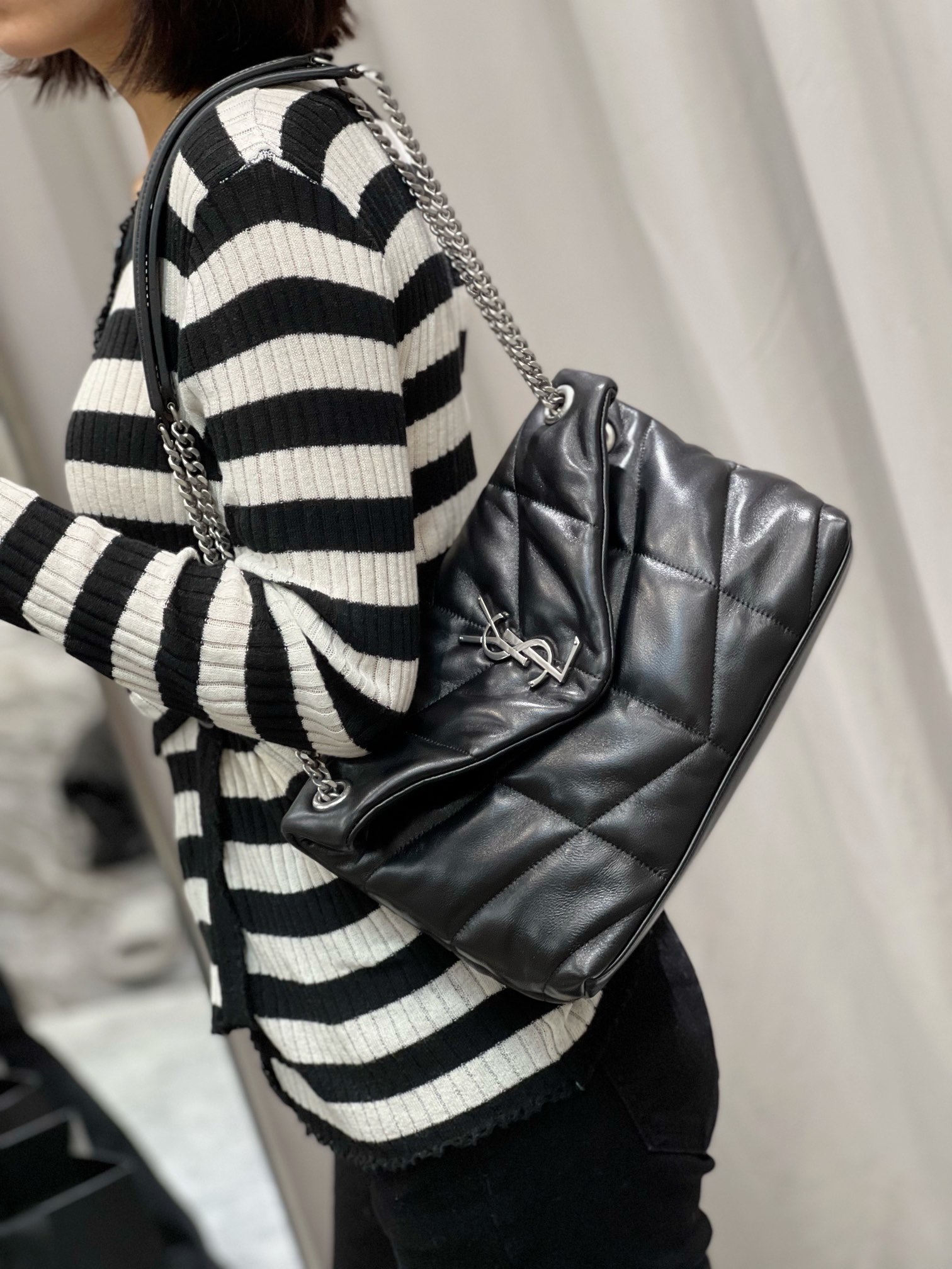 YSL Loulou Puffer-Lambskin Leather