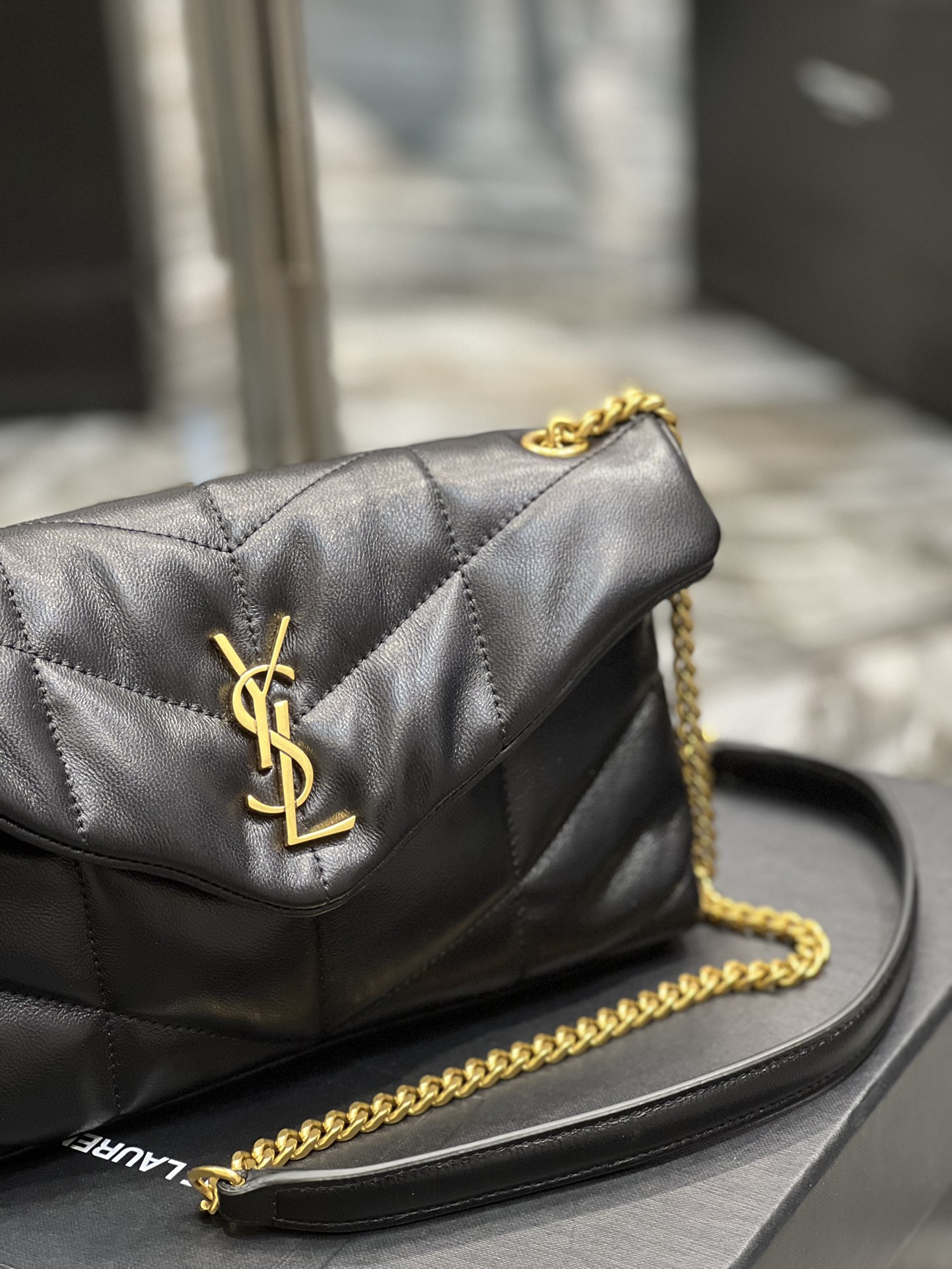 YSL Loulou Puffer-Lambskin Leather