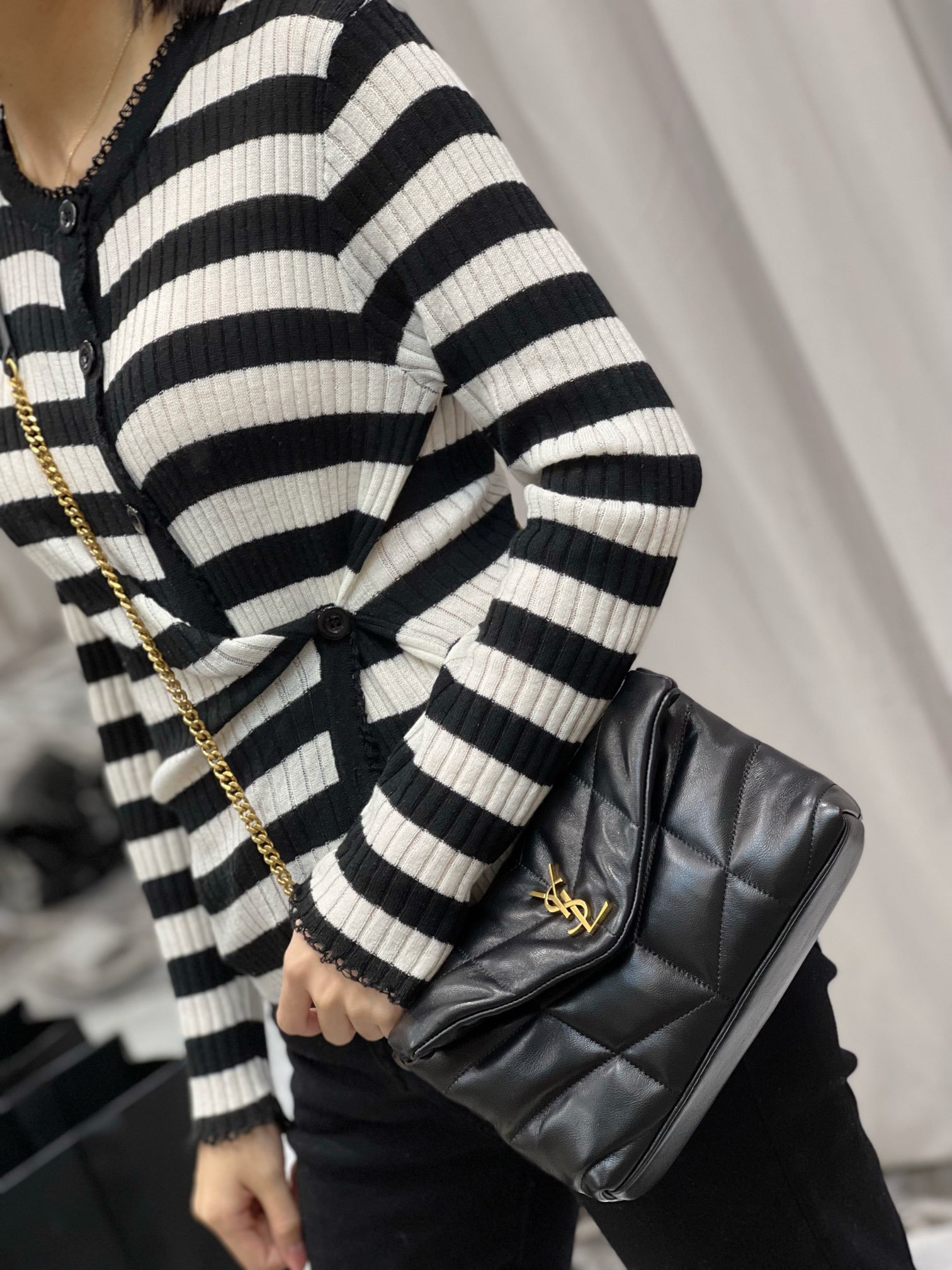 YSL Loulou Puffer-Lambskin Leather