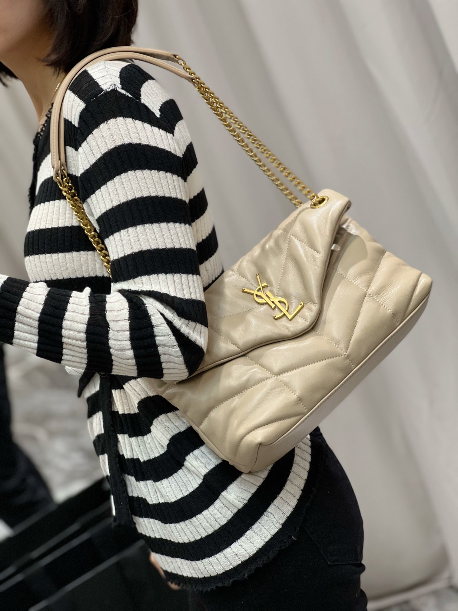 YSL Loulou Puffer-Lambskin Leather