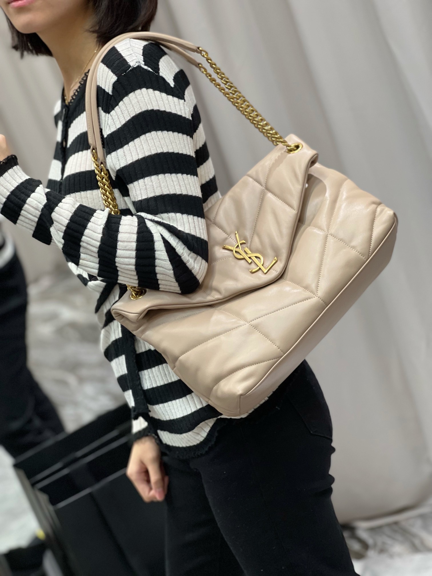 YSL Loulou Puffer-Lambskin Leather