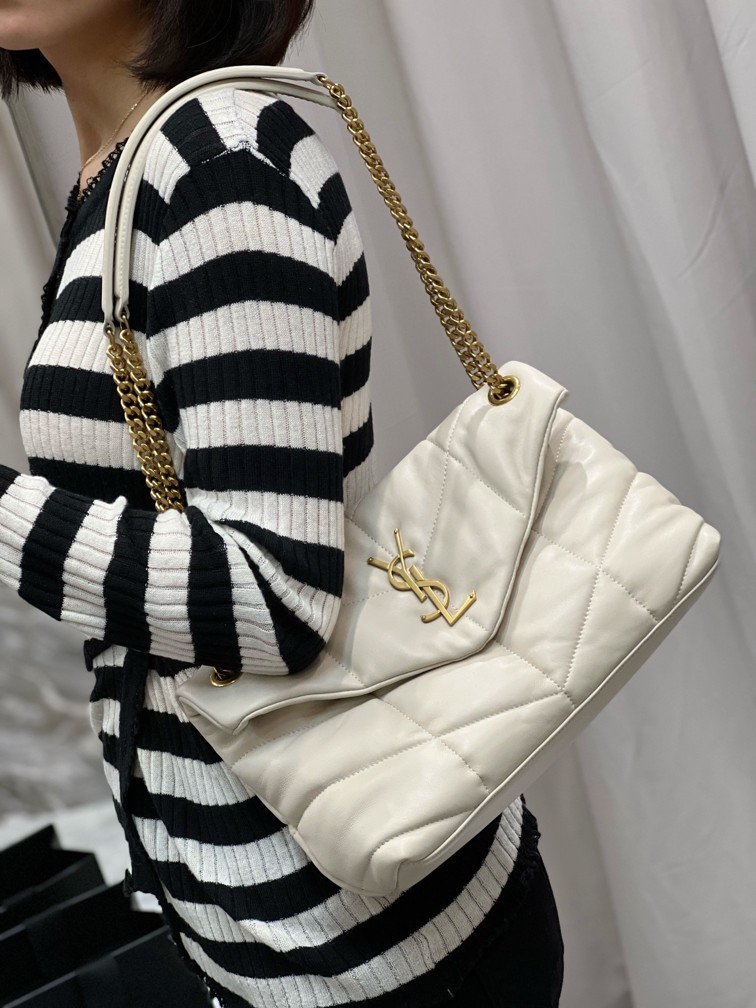 YSL Loulou Puffer-Lambskin Leather