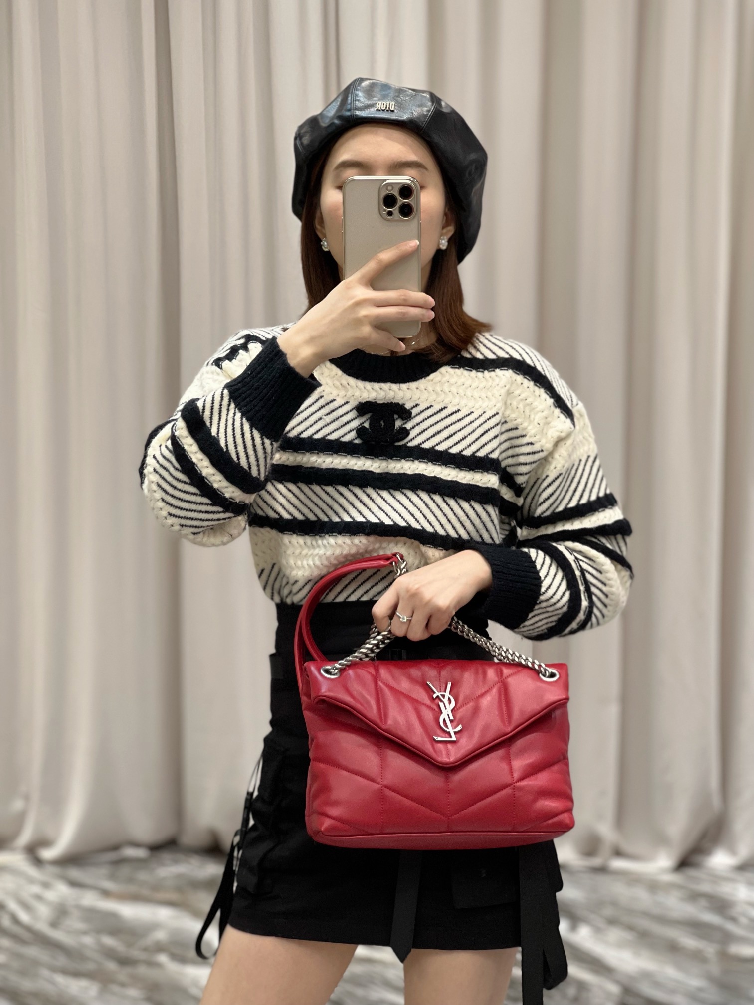 YSL Loulou Puffer-Lambskin Leather