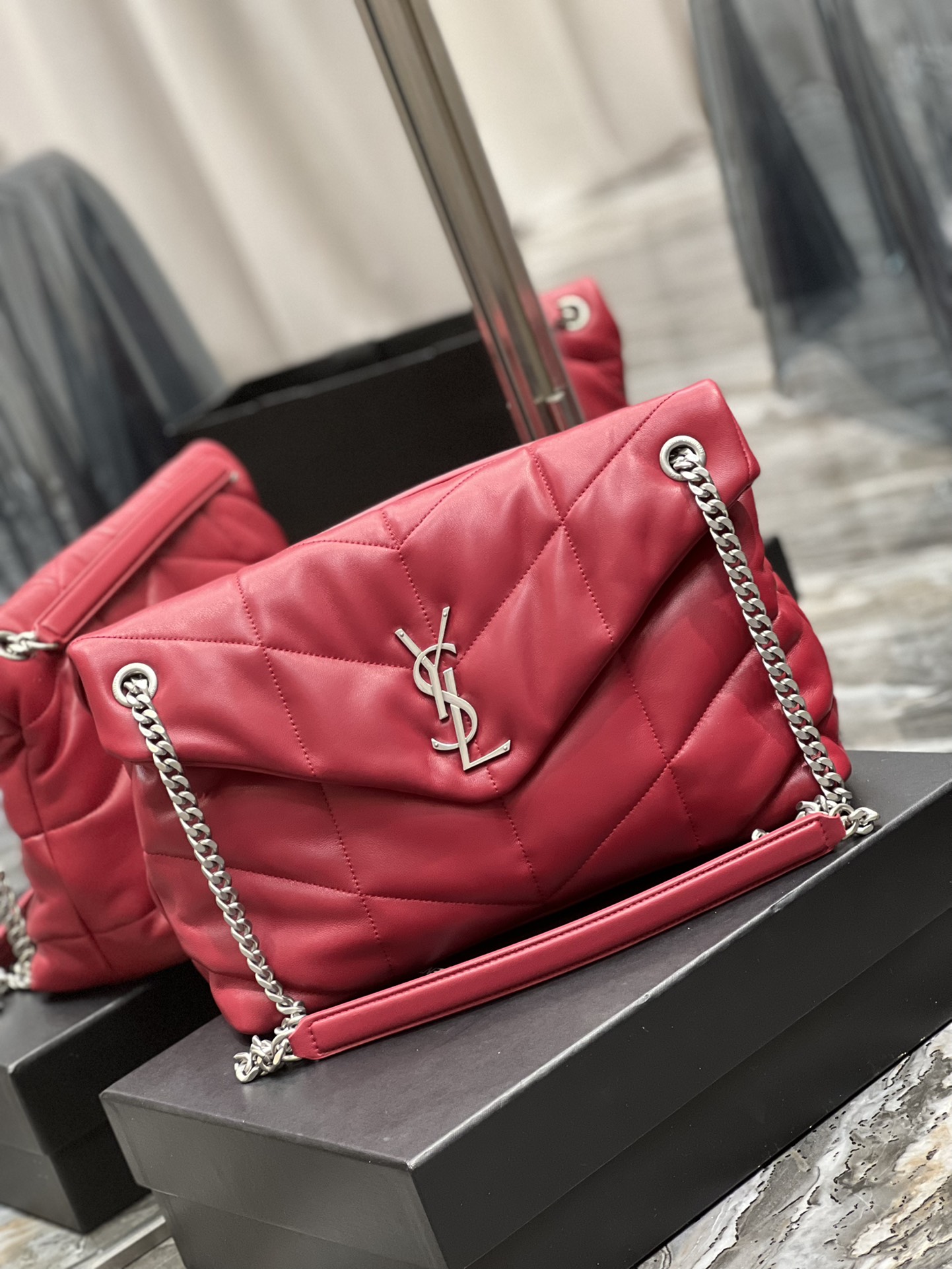 YSL Loulou Puffer-Lambskin Leather