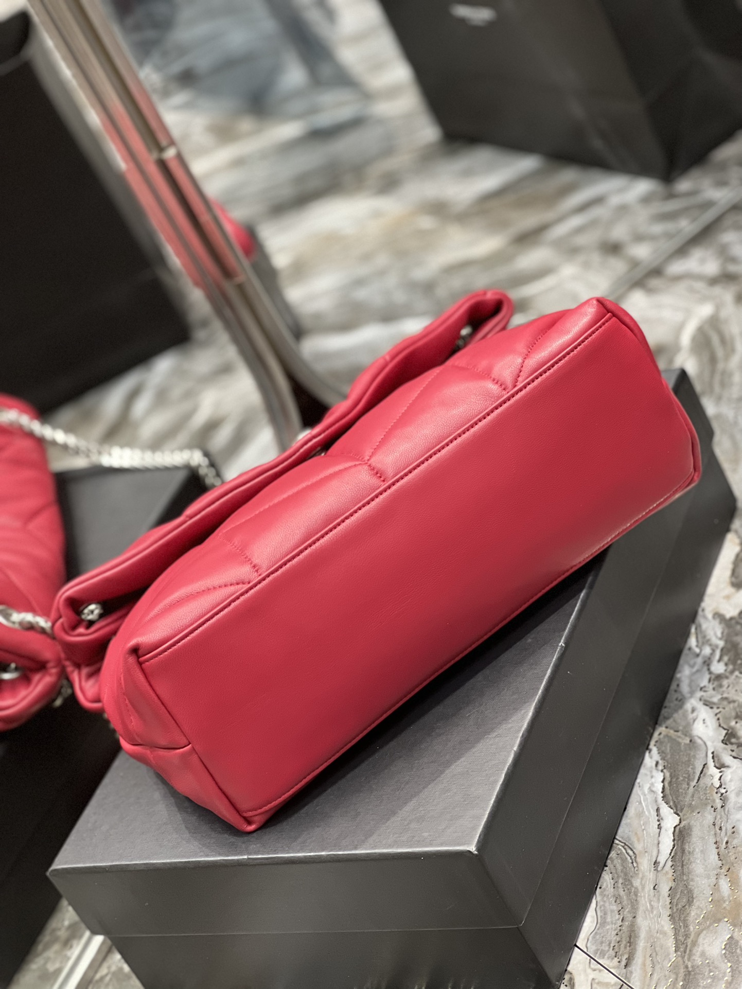 YSL Loulou Puffer-Lambskin Leather