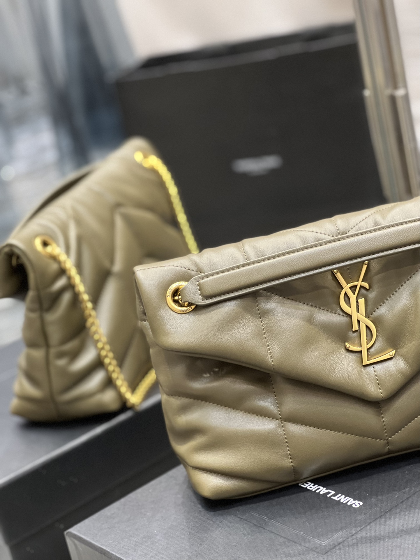 YSL Loulou Puffer-Lambskin Leather