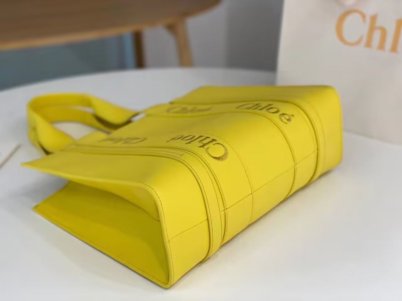 Chloe Woody Tote Bag