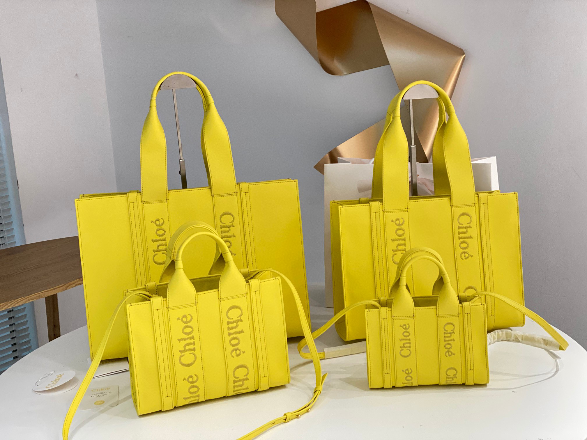 Chloe Woody Tote Bag