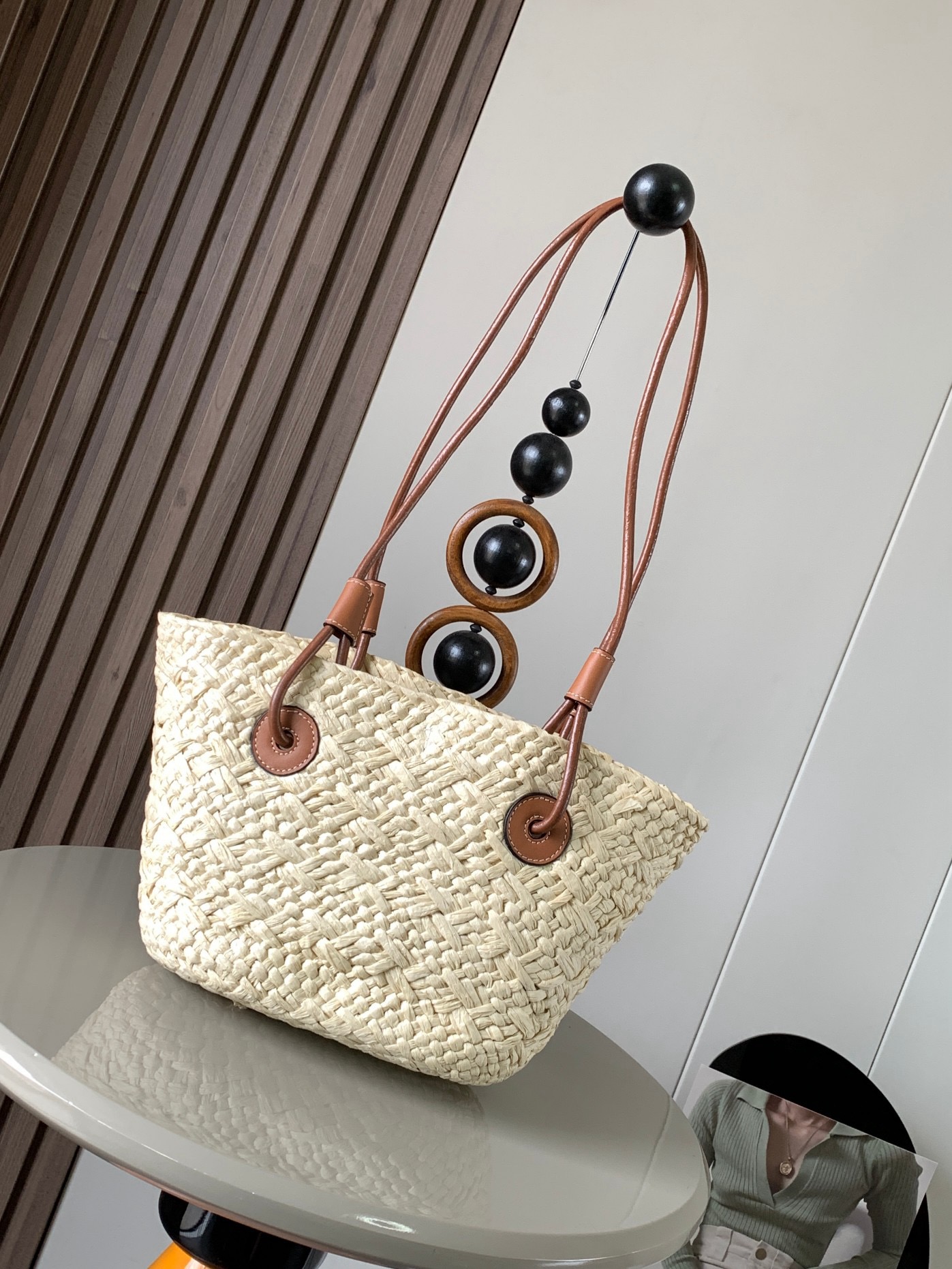 Loewe Anagram Basket Tote-34*16.5*13CM