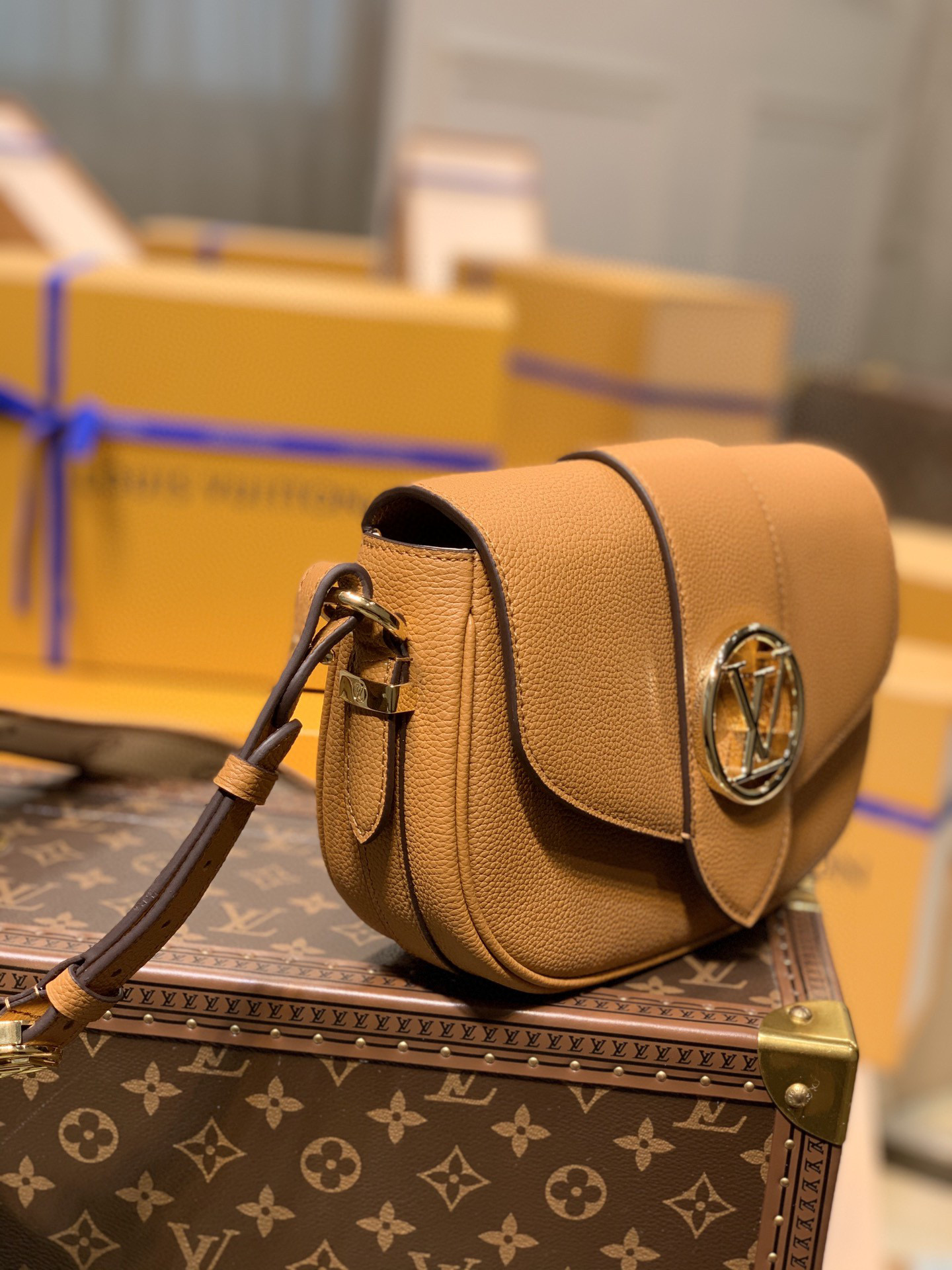 l**is V*t*n pont 9 soft handbags-m58967-25*17.5*8cm