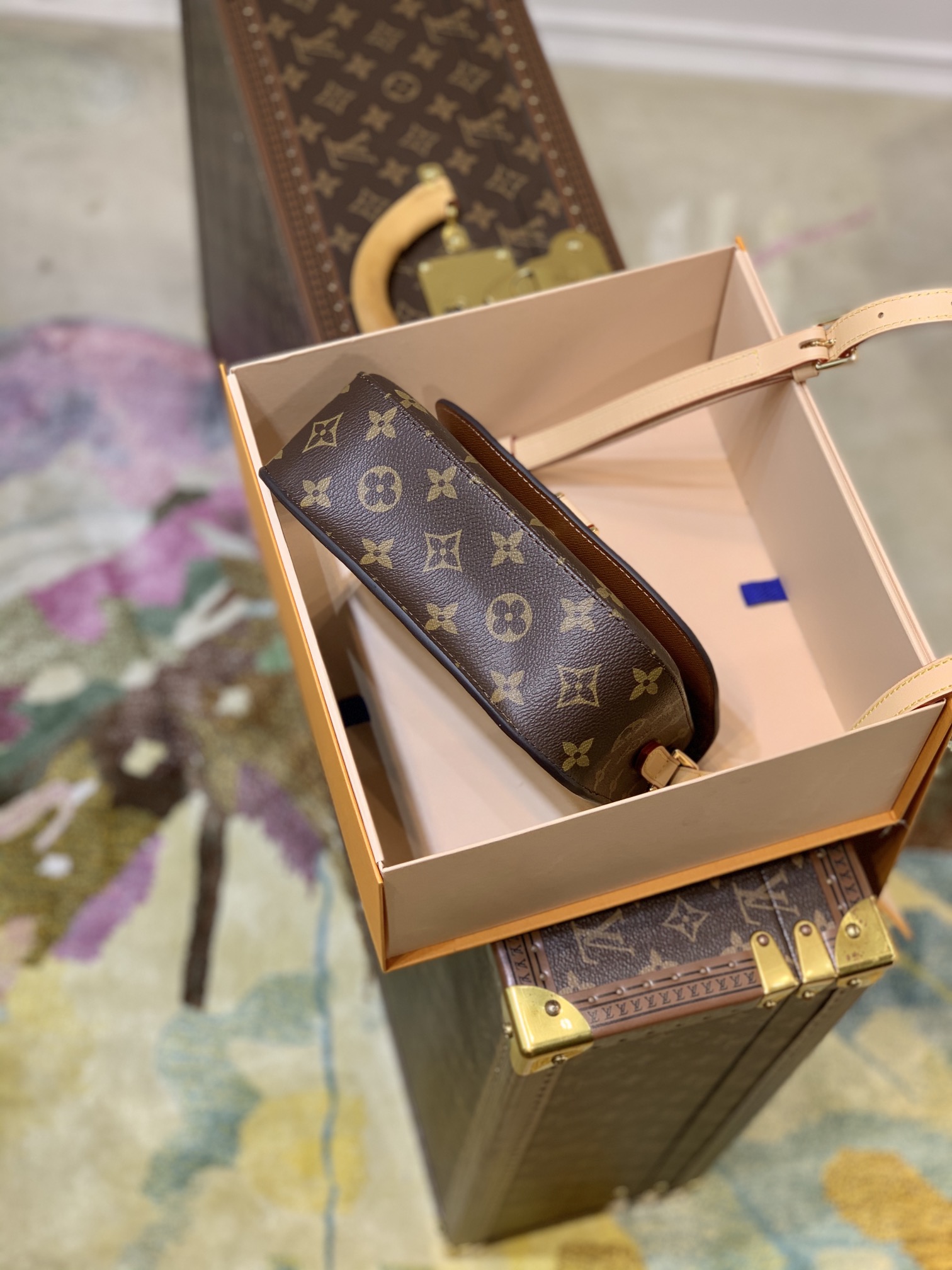 l**is V*t*n vintage saint cloud handbags -m51245-19 × 6 × 17cm