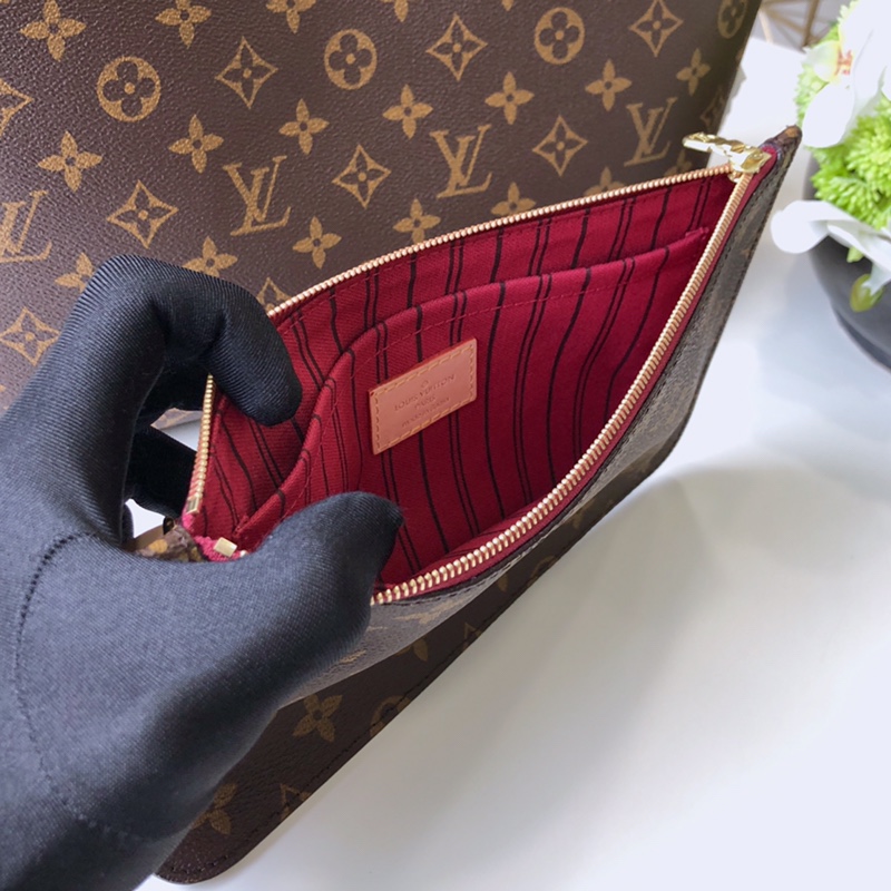 l**is V*t*n neverfull mm (rose red inside) -32*29*17cm