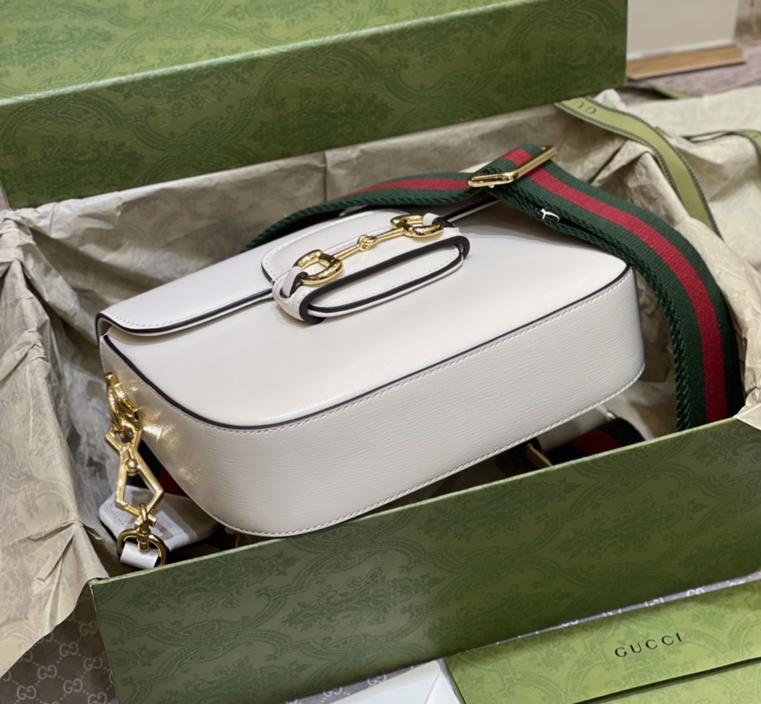 G*u*i 1955 horsebit shoulder bag-20.6*14.4*5.1cm