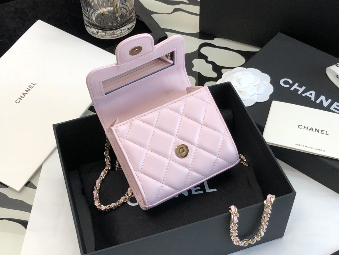 Ch@nel Mini Cosmetic Bag-11*11*4CM