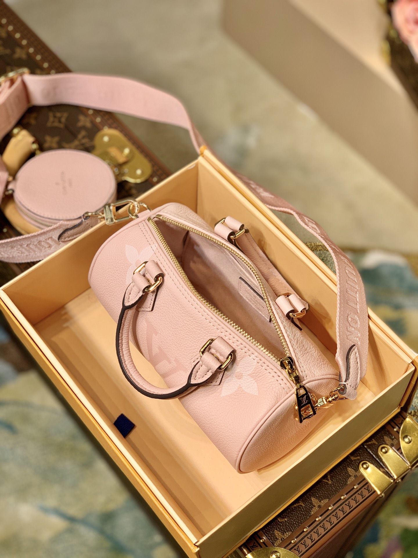 l**is V*t*n m45707 papillon bb handbag-20*10*10cm