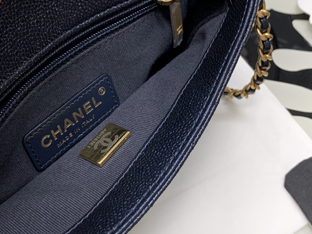 Ch@nel Flap Bag-13*19*6CM