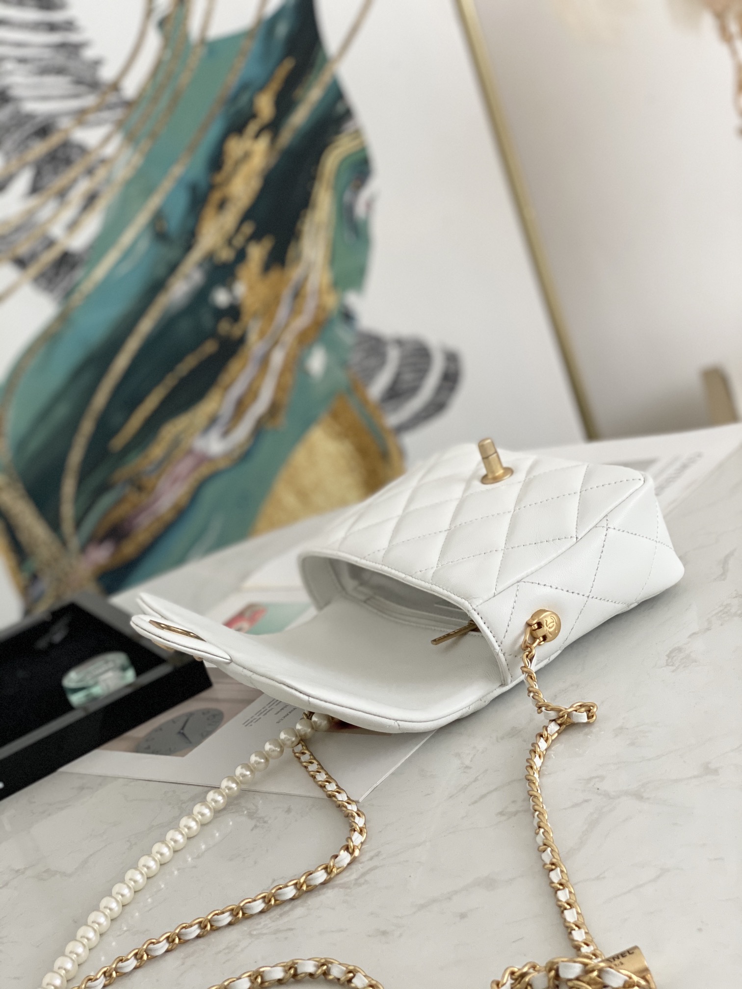 Ch@nel Flap Bag-13*19*6CM